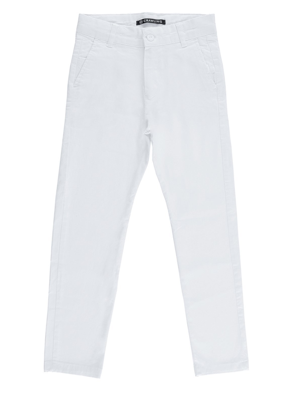 Infantil – Calça Masculina Crawling Social Alfaiataria Branca