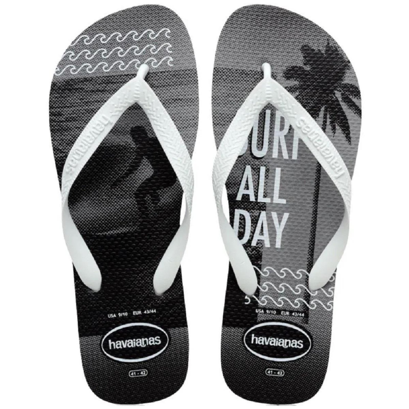 Chinelo Masculino Havainas Top Athletic Cinza