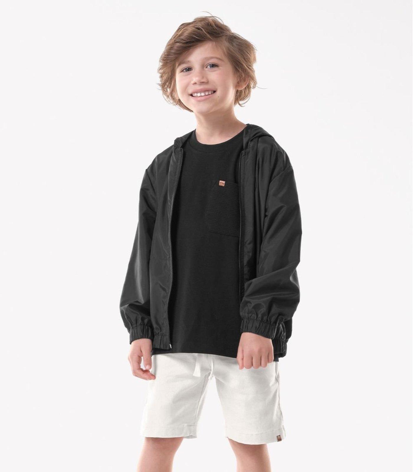 Infantil - Bermuda Menino Bengaline Trick Nick Bege
