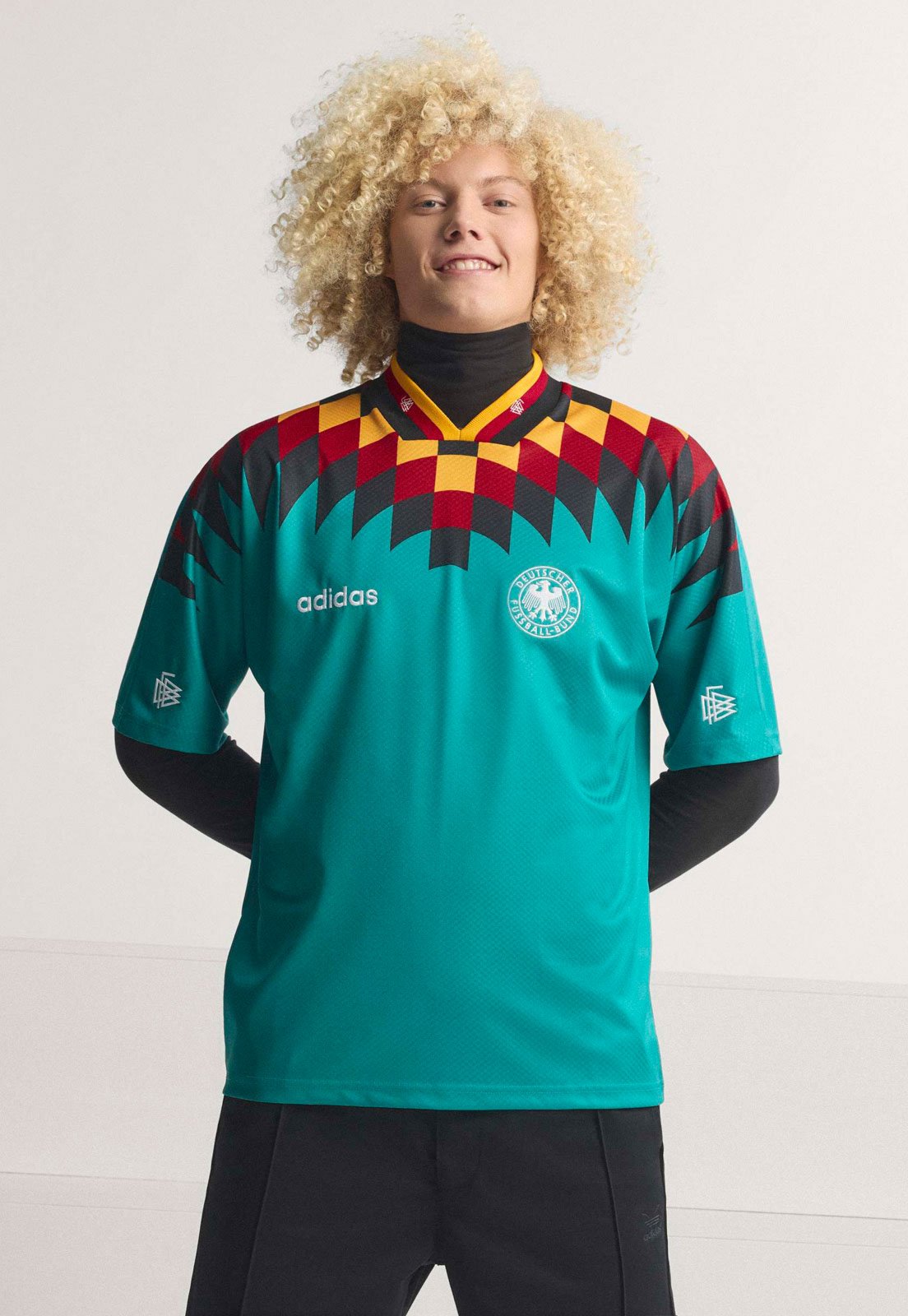Camiseta Masculina adidas Performance Alemanha II 94 Verde