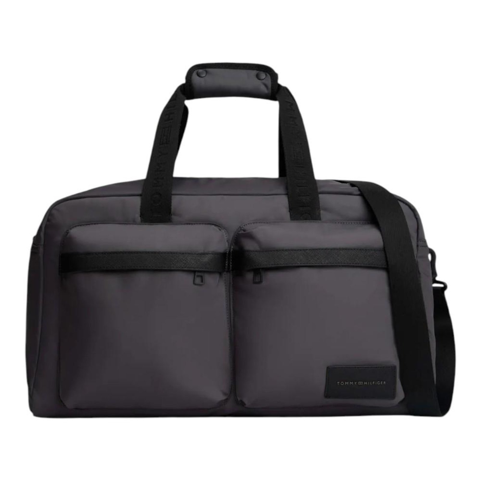Vista 2 Bolsa Mala de Mão Tommy Hilfiger 23 Litros Repreve Duffle preto Tommy Hilfiger preto