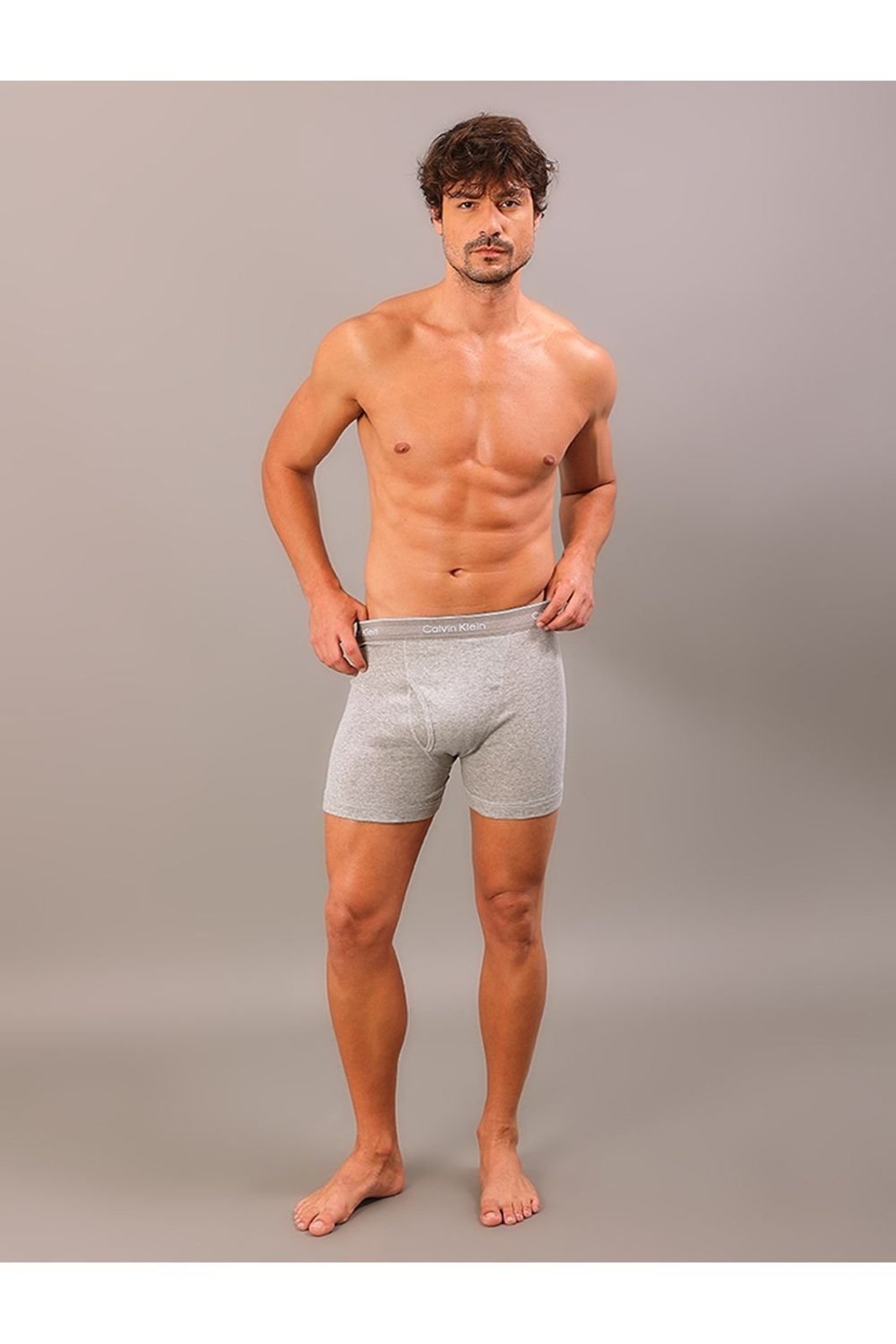Kit 3 Cuecas Boxer Brief Cotton Calvin Klein Underwear - Multi Calvin Klein Jeans