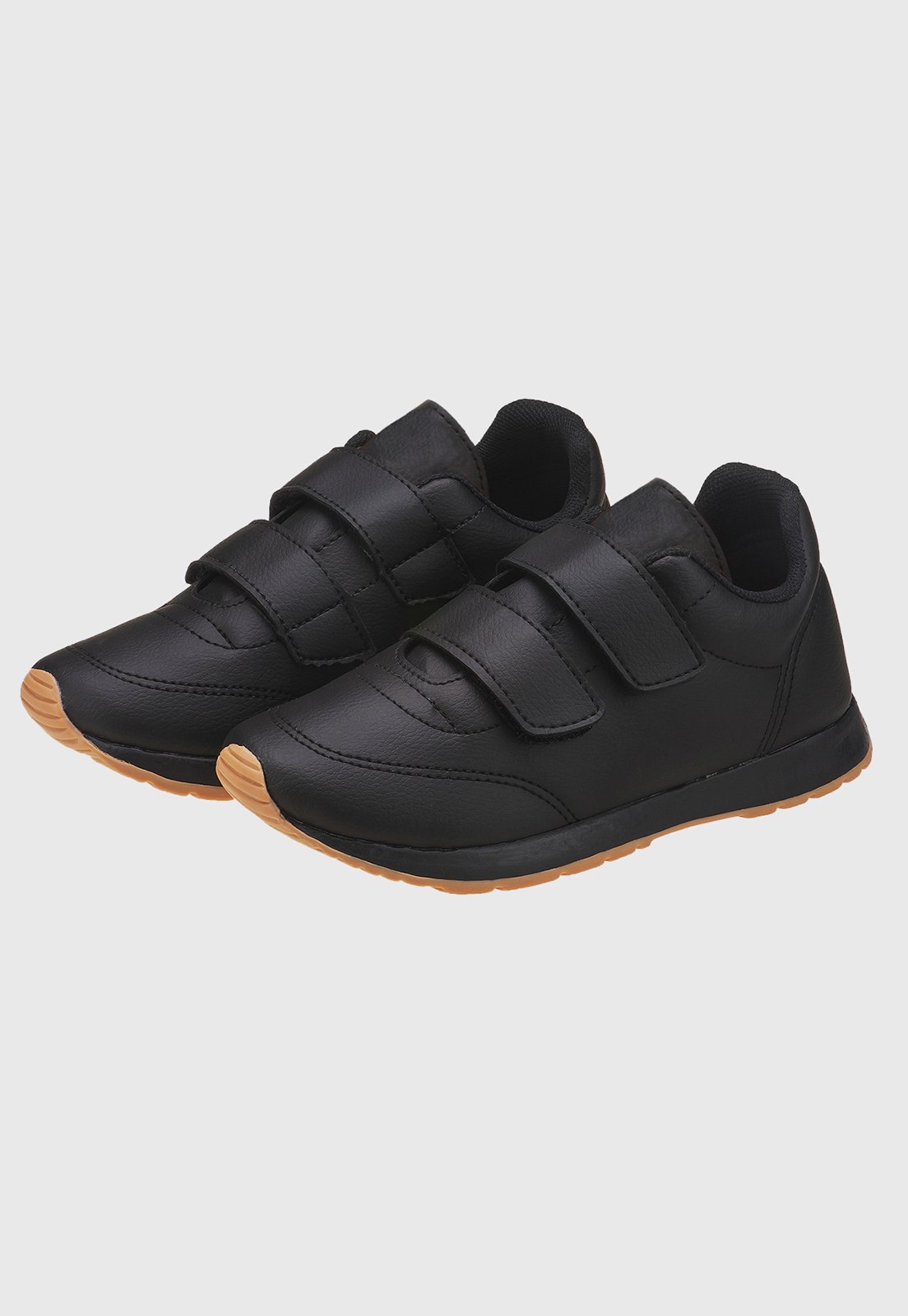 Vista 2 Infantil - Tênis Escolar Bege Básico Unissex tep Kidstep preto Kidstep preto