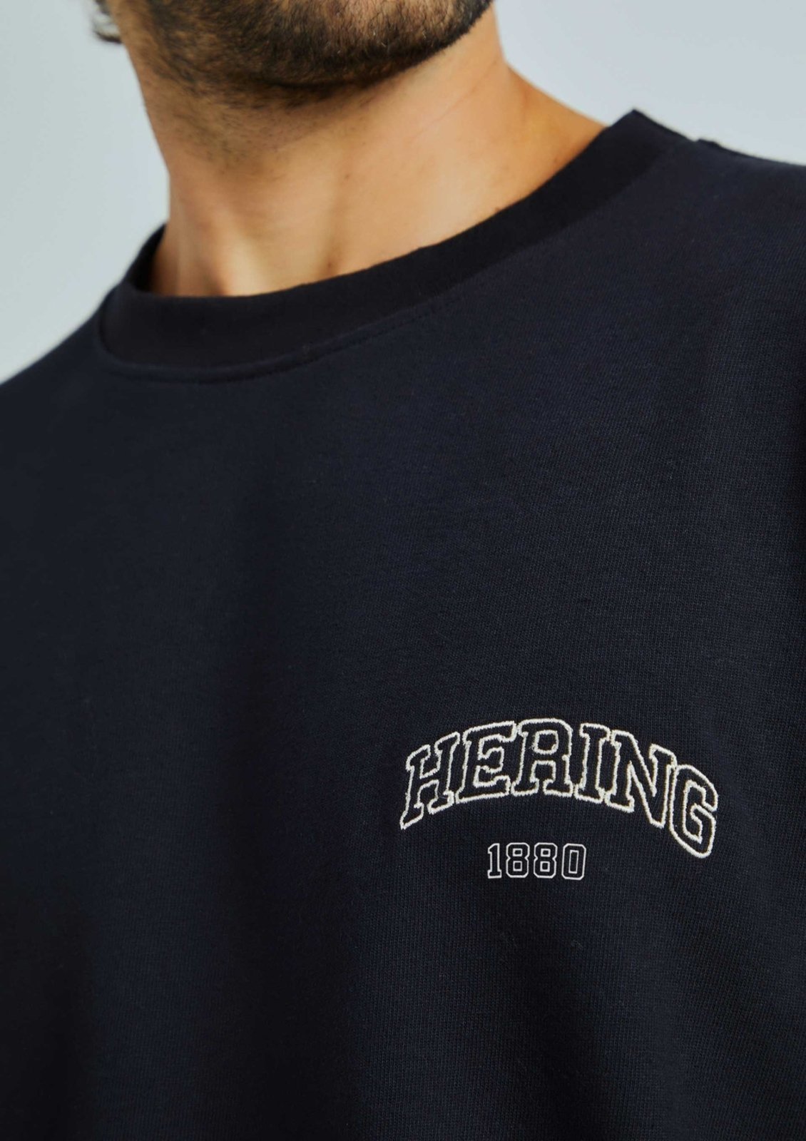 Vista 3 Camiseta Masculina Relaxed Manga Curta Com Bordado Hering off-white Hering off-white