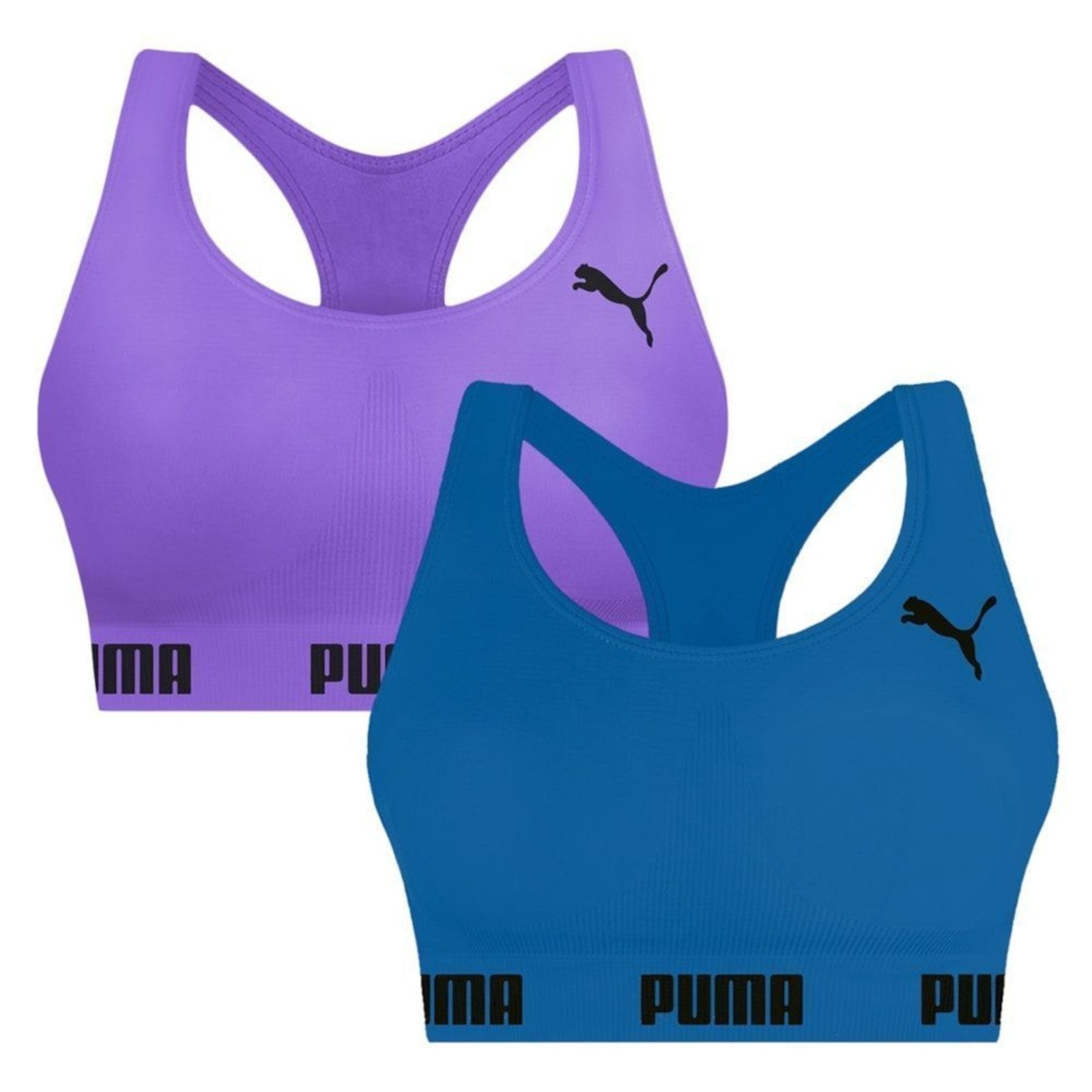 Kit 2 Tops Puma Nadador Sem Costura Feminino – Roxo – puma