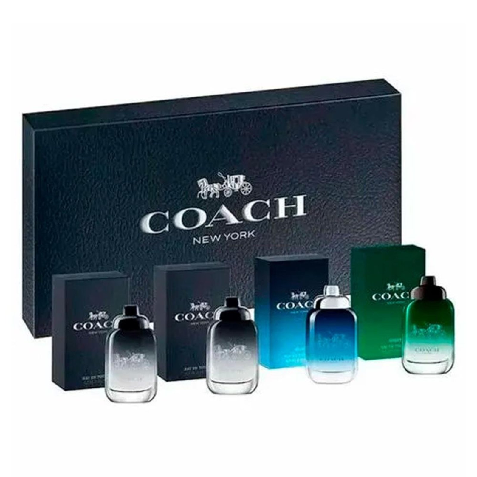 Kit Coach Men Mini Perfume Masculino 4,5ml - 4 Unidades
