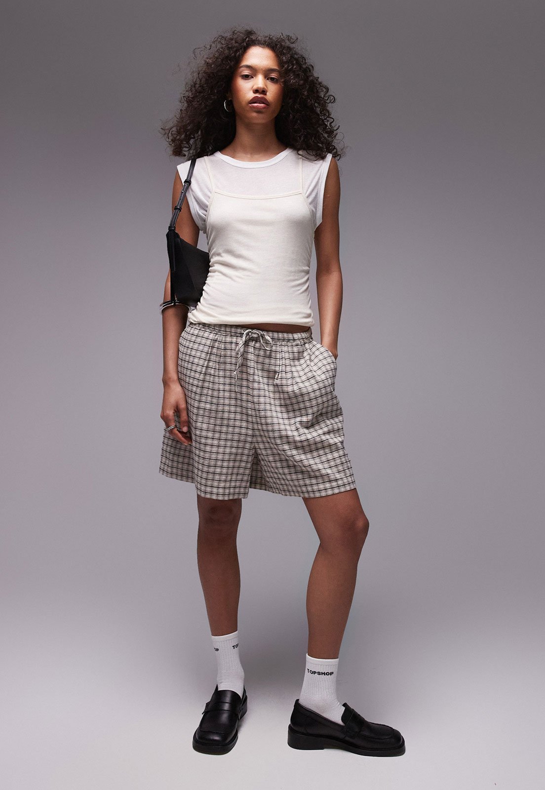 Regata TOPSHOP Ajustada Sobreposta Off-White
