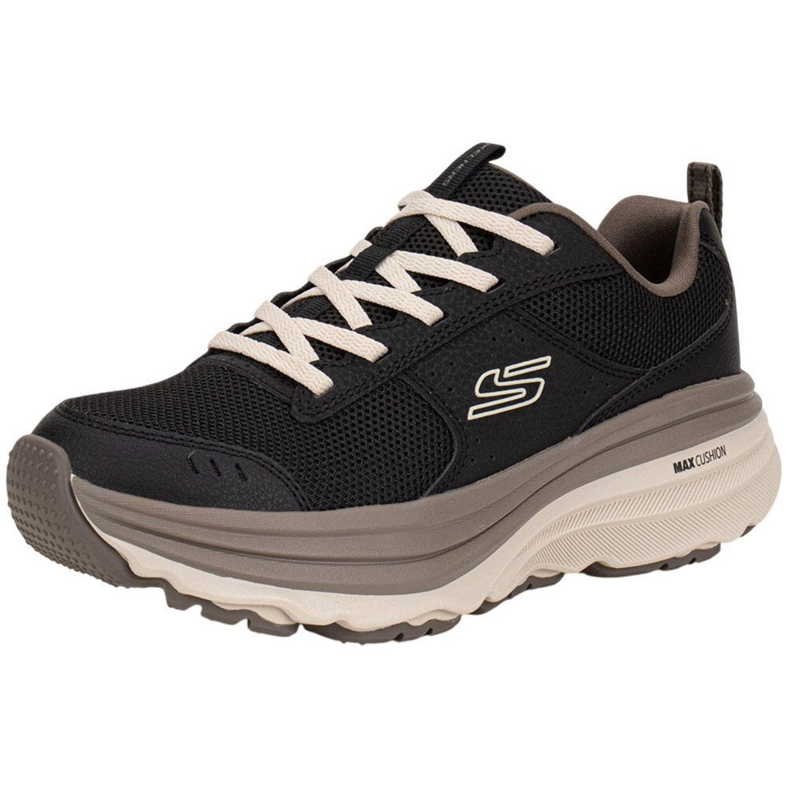 Tênis Feminino Max Cushioning Zirrus - Cobble Stone Skechers 180418 5670418 Preto