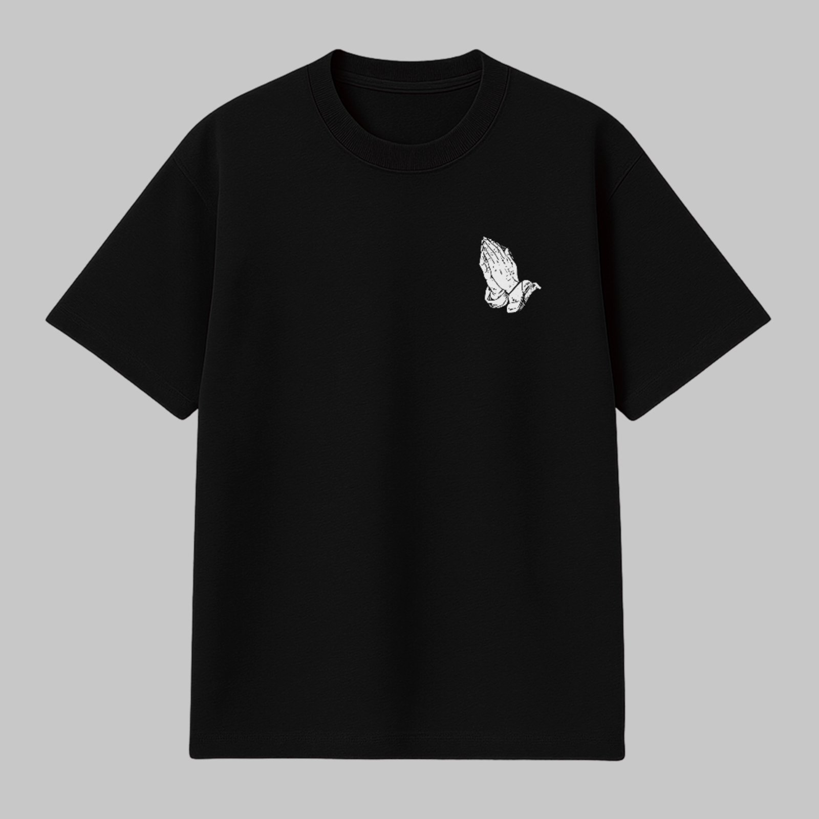 Camiseta Básica Cristã Only God Can Judge Me Unissex Preto