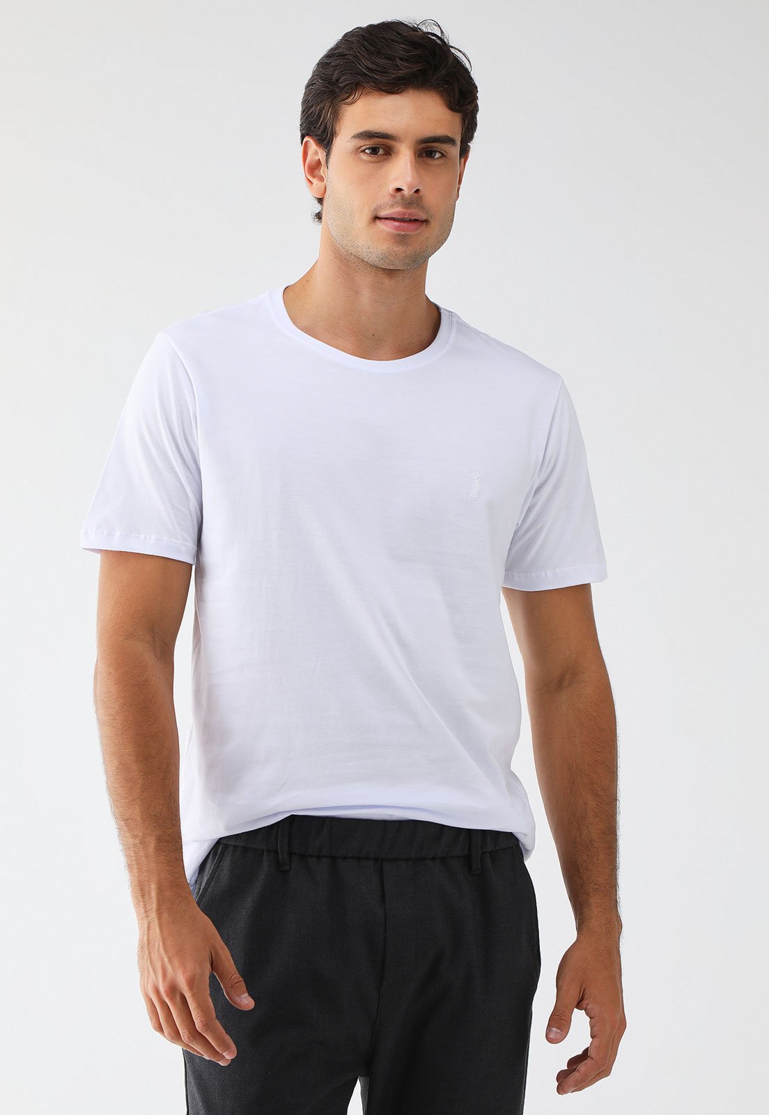 Camiseta Aleatory Reta Logo Branca