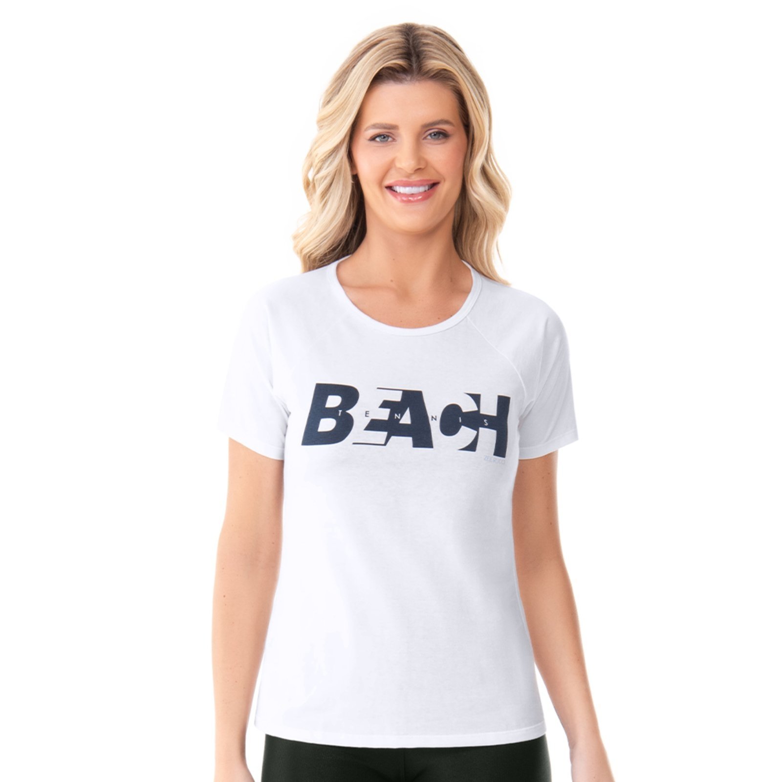 Camiseta Fitness em Viscose Beach Branco