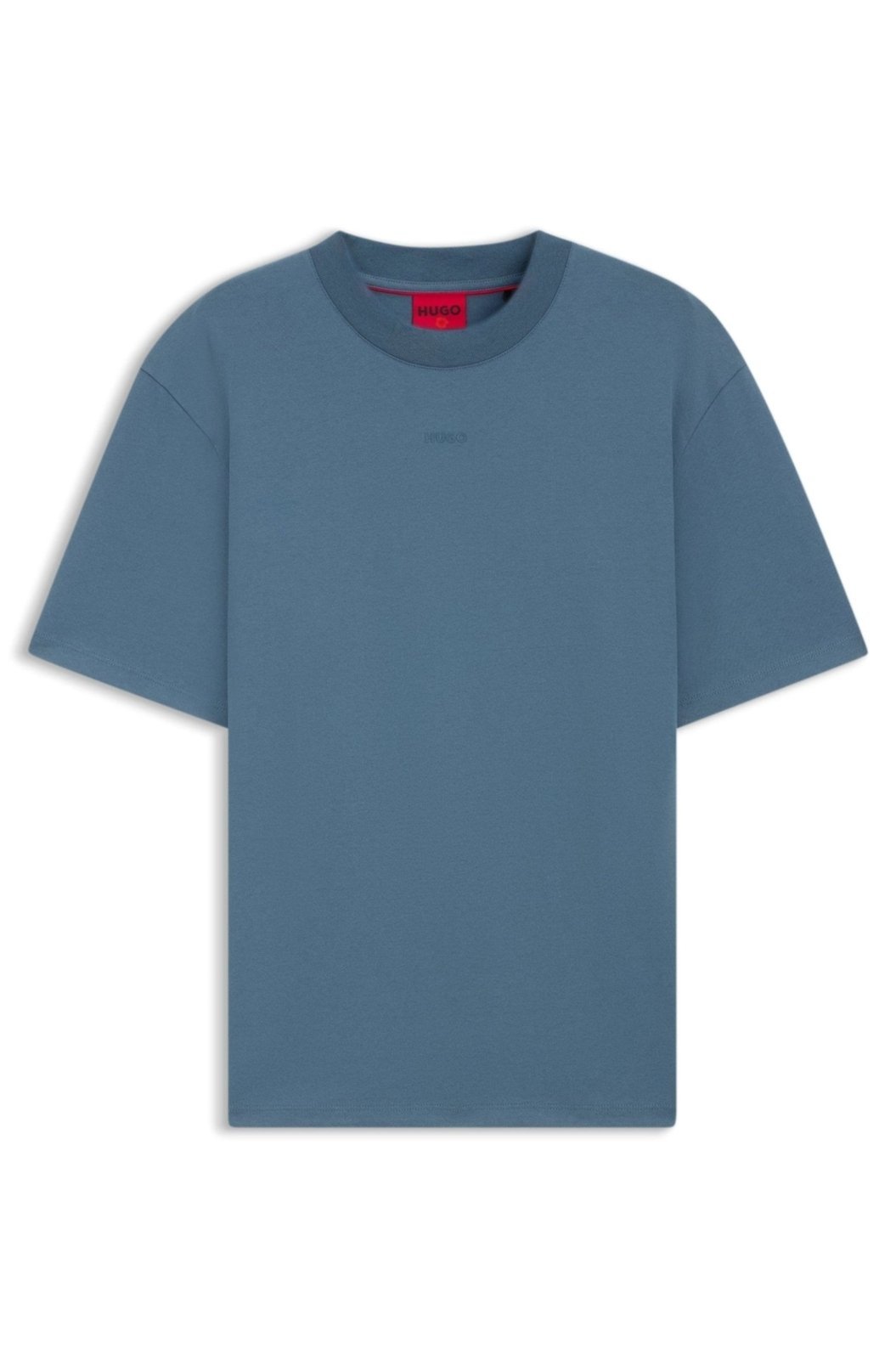 Camiseta De Ajuste Descontraído Em Algodão