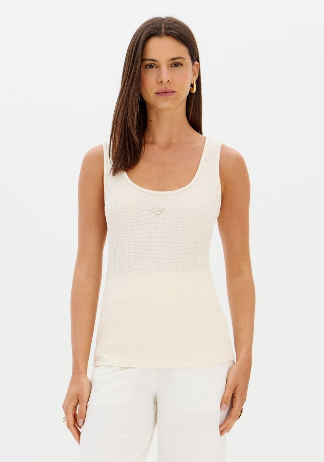 Blusa Básica Sem Mangas Lança Perfume