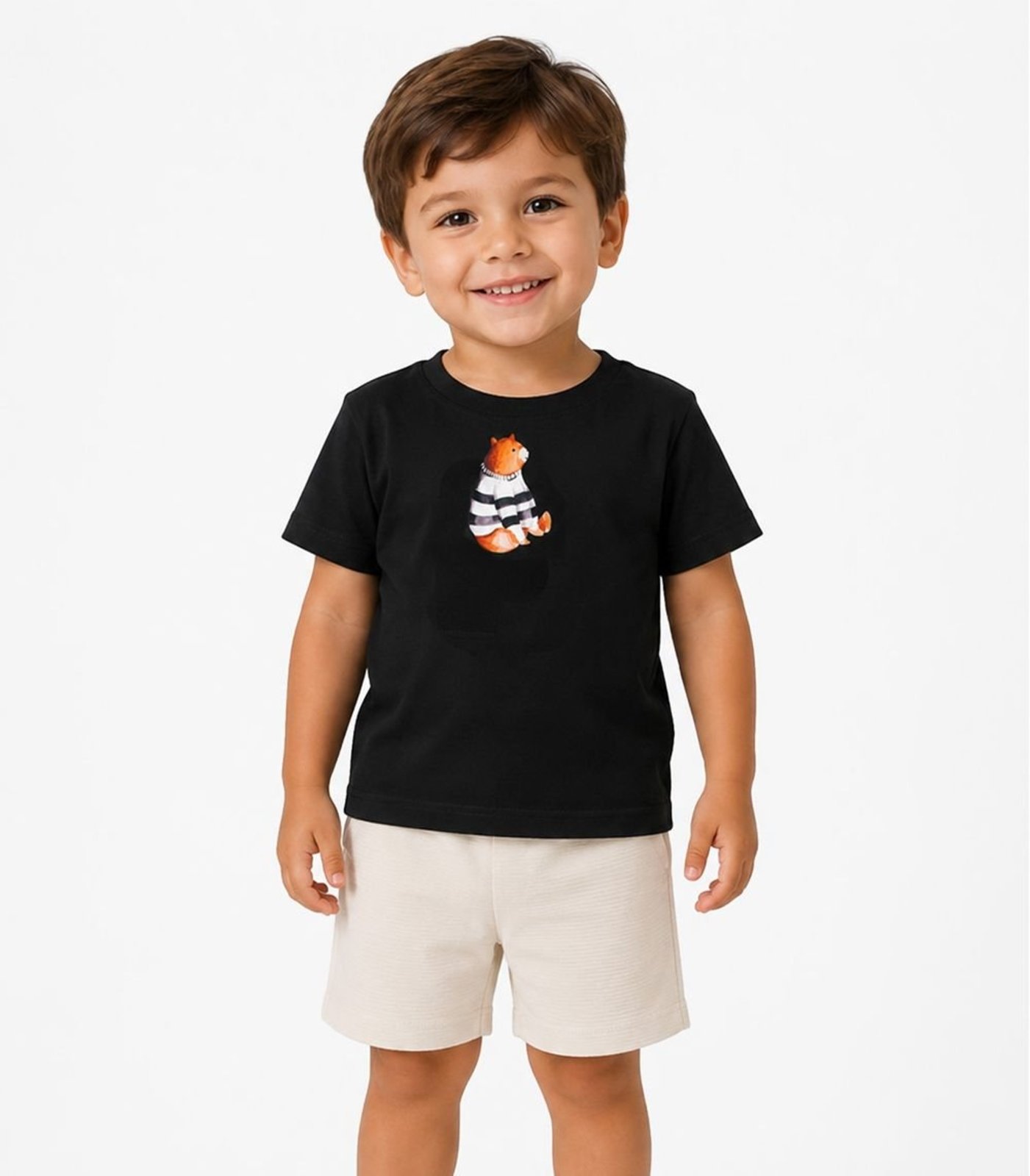 Infantil - Conjunto Camiseta Com Bermuda Select Preto
