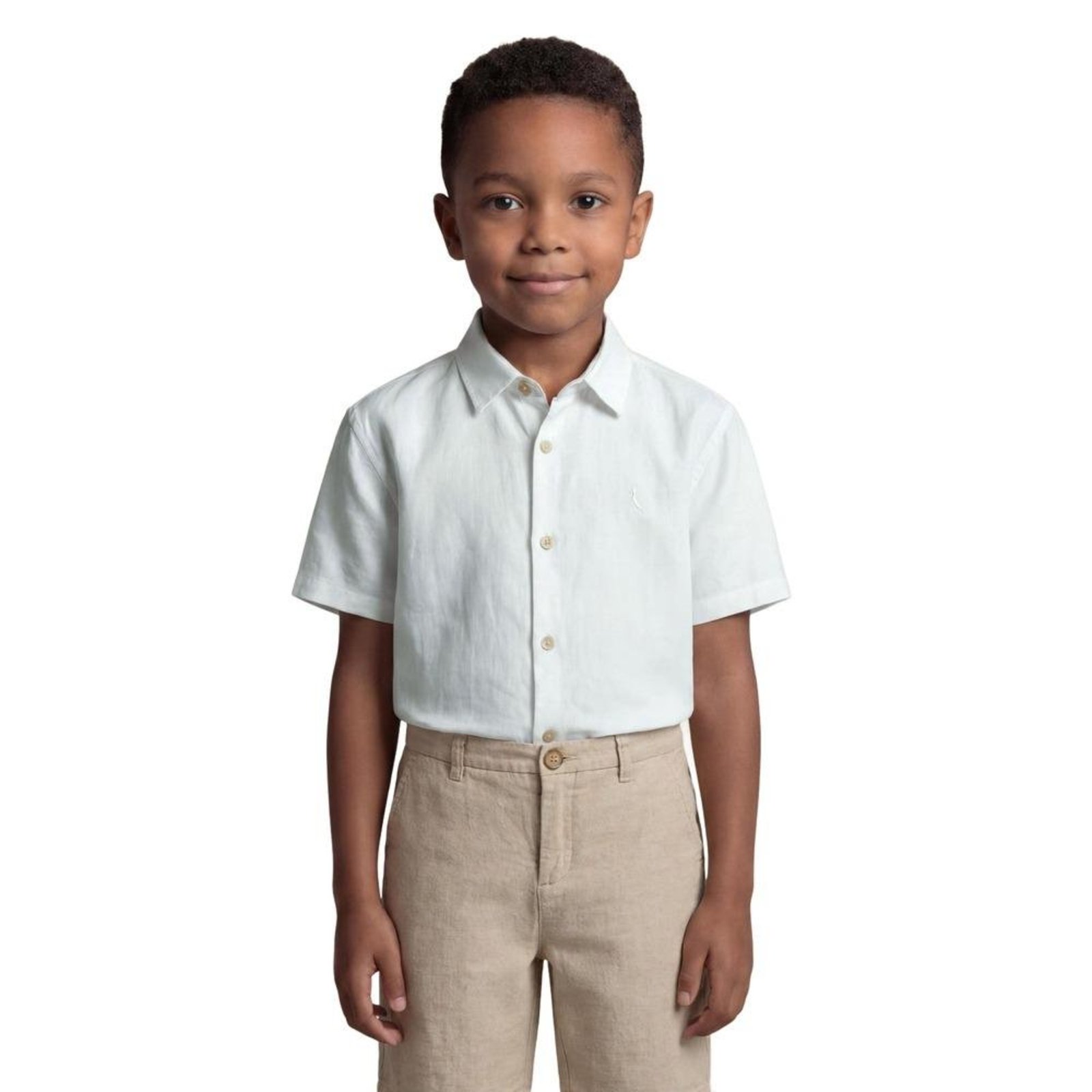 Camisa Mini Mc Linho Pienza