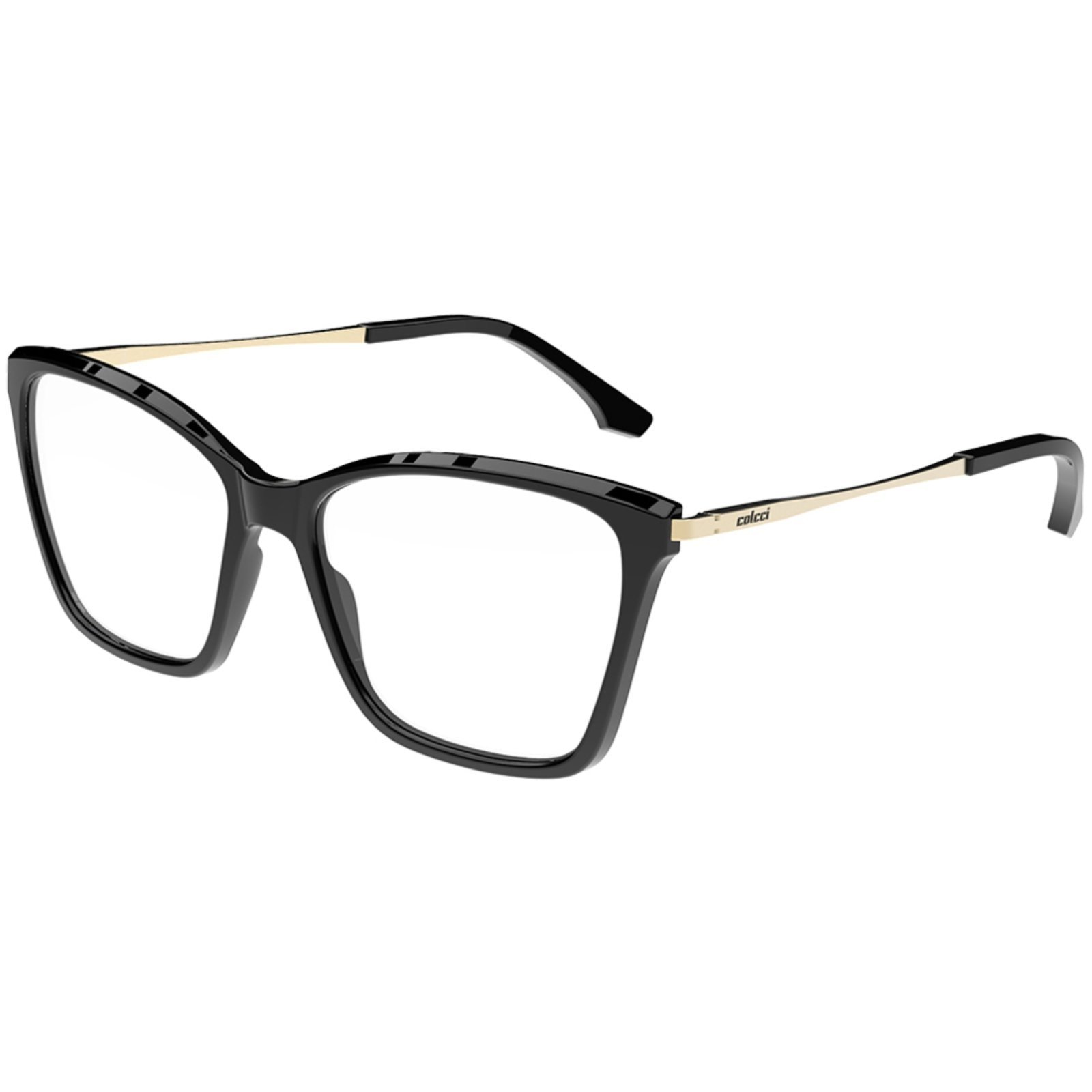 Vista 2 Armação Colcci Gabi C6189A3455 Feminino preto preto