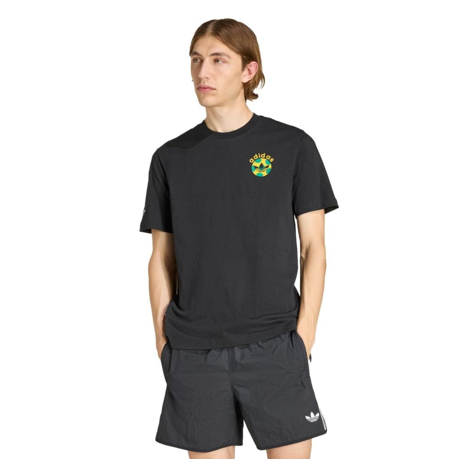 Camiseta estampada Archive Football adidas Originals Preto