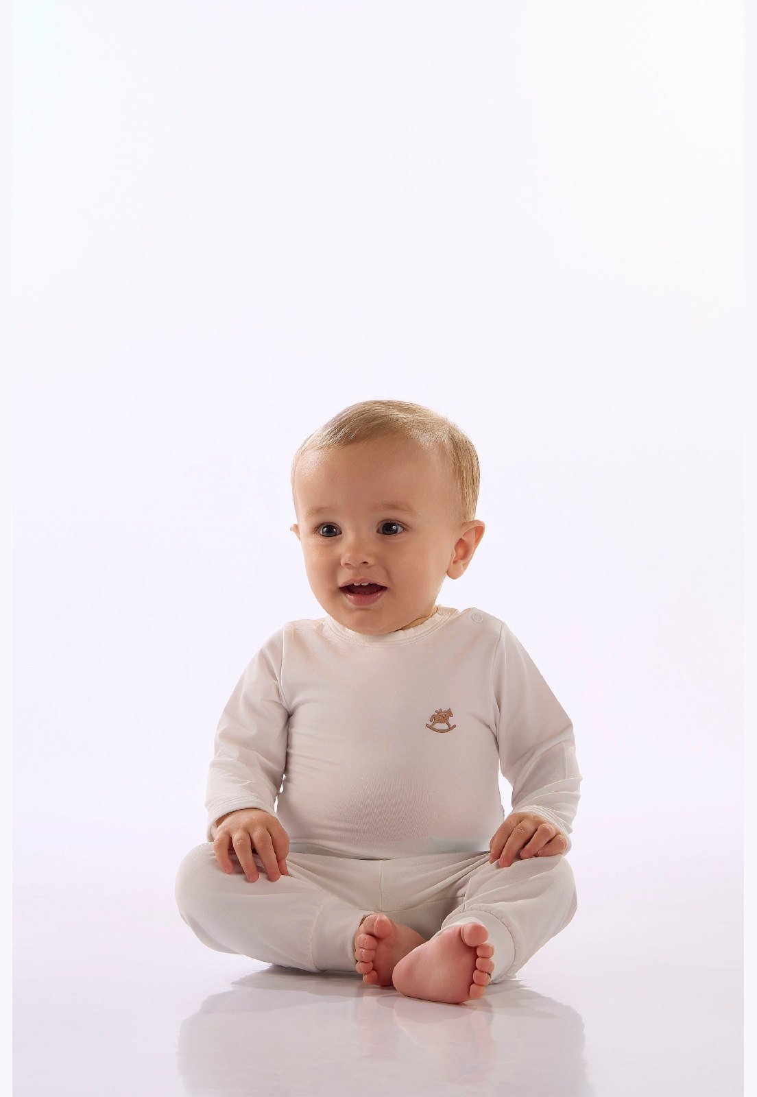 Pijama Unissex Térmica Up Baby Branco