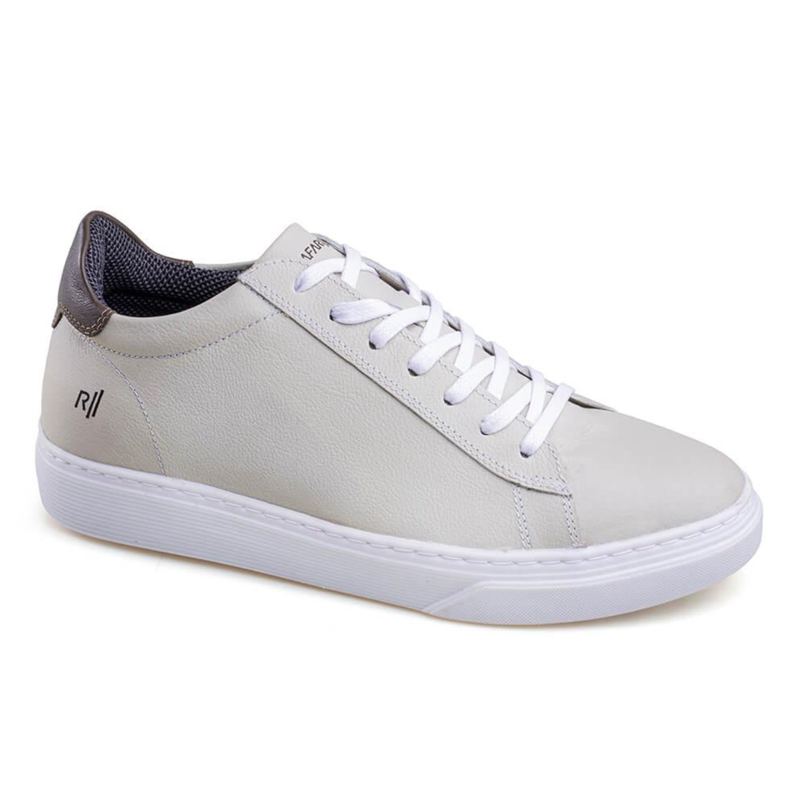 Sapato Social Rafarillo Couro Fly Você + Alto Off-white