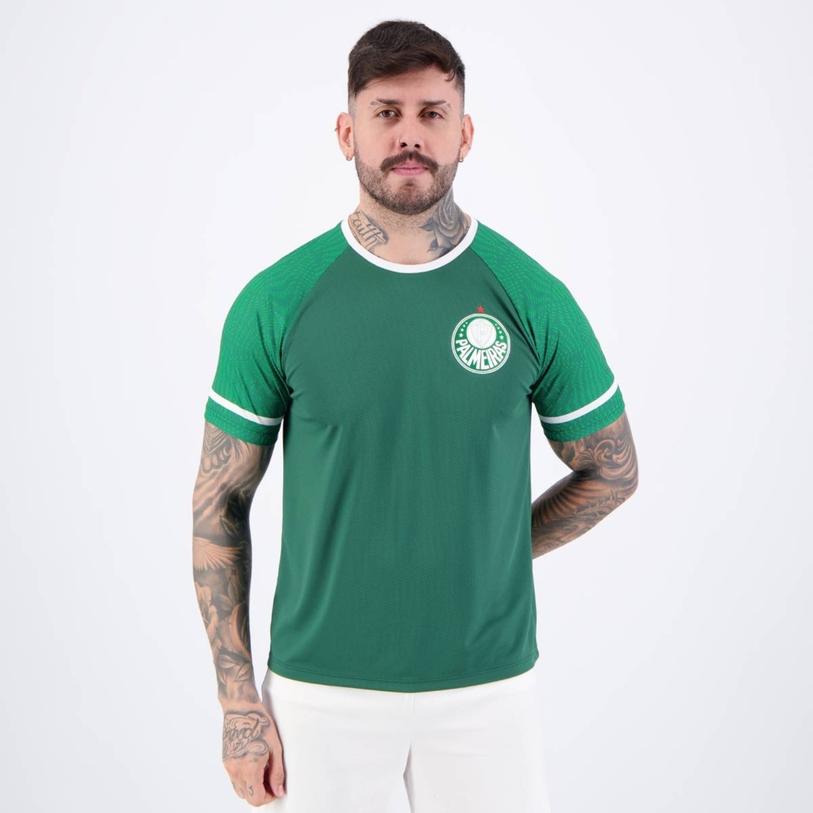 Camisa Palmeiras Verdão Escudo Verde