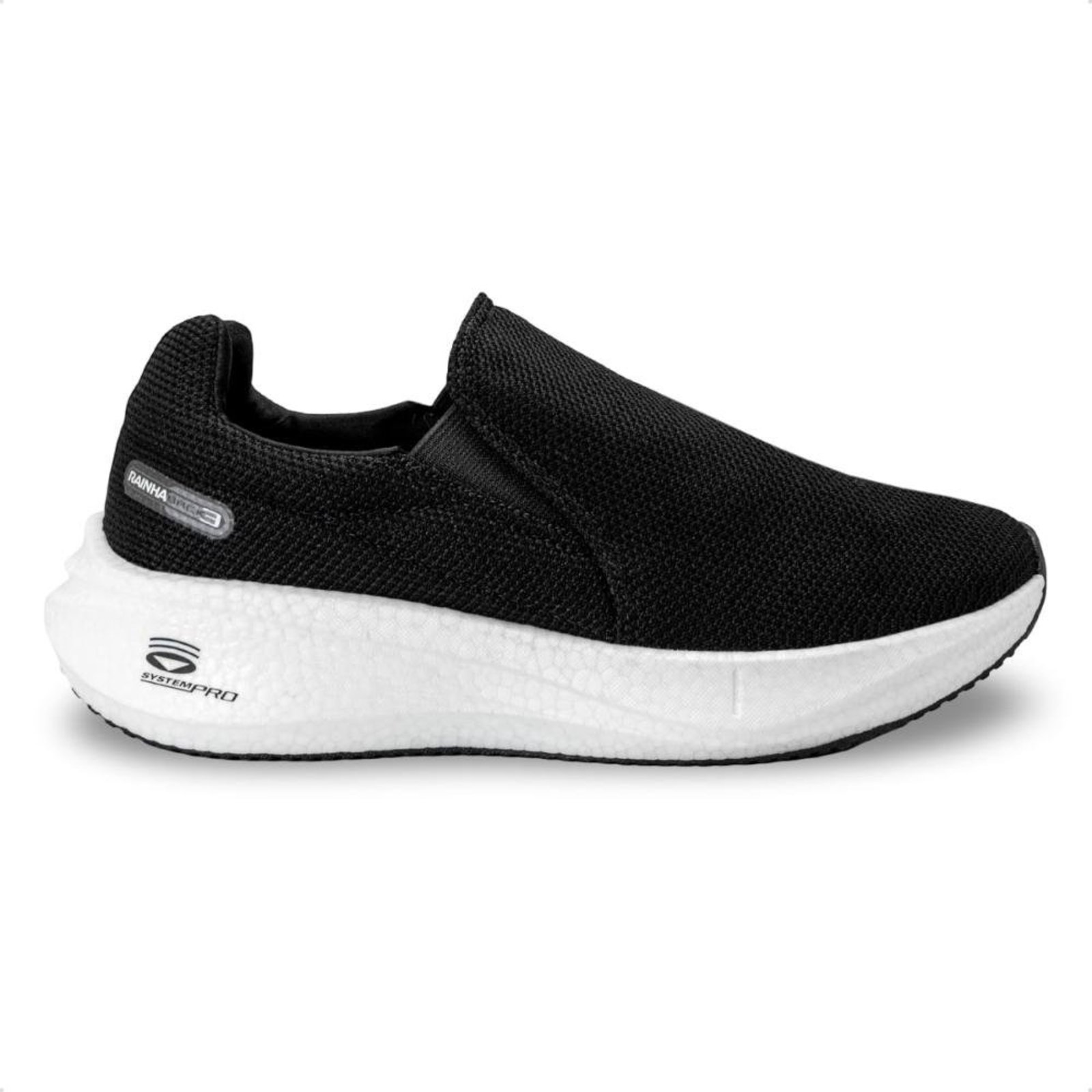 Tênis Rainha Masculino Slip On Back III Preto