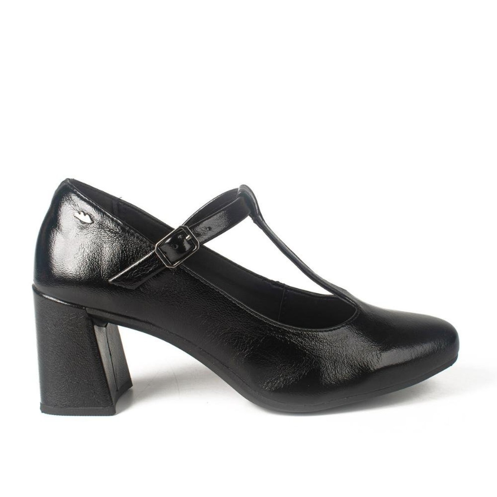 Sapato Scarpin Boneca Salto Bloco Dakota Feminino G9731 Preto
