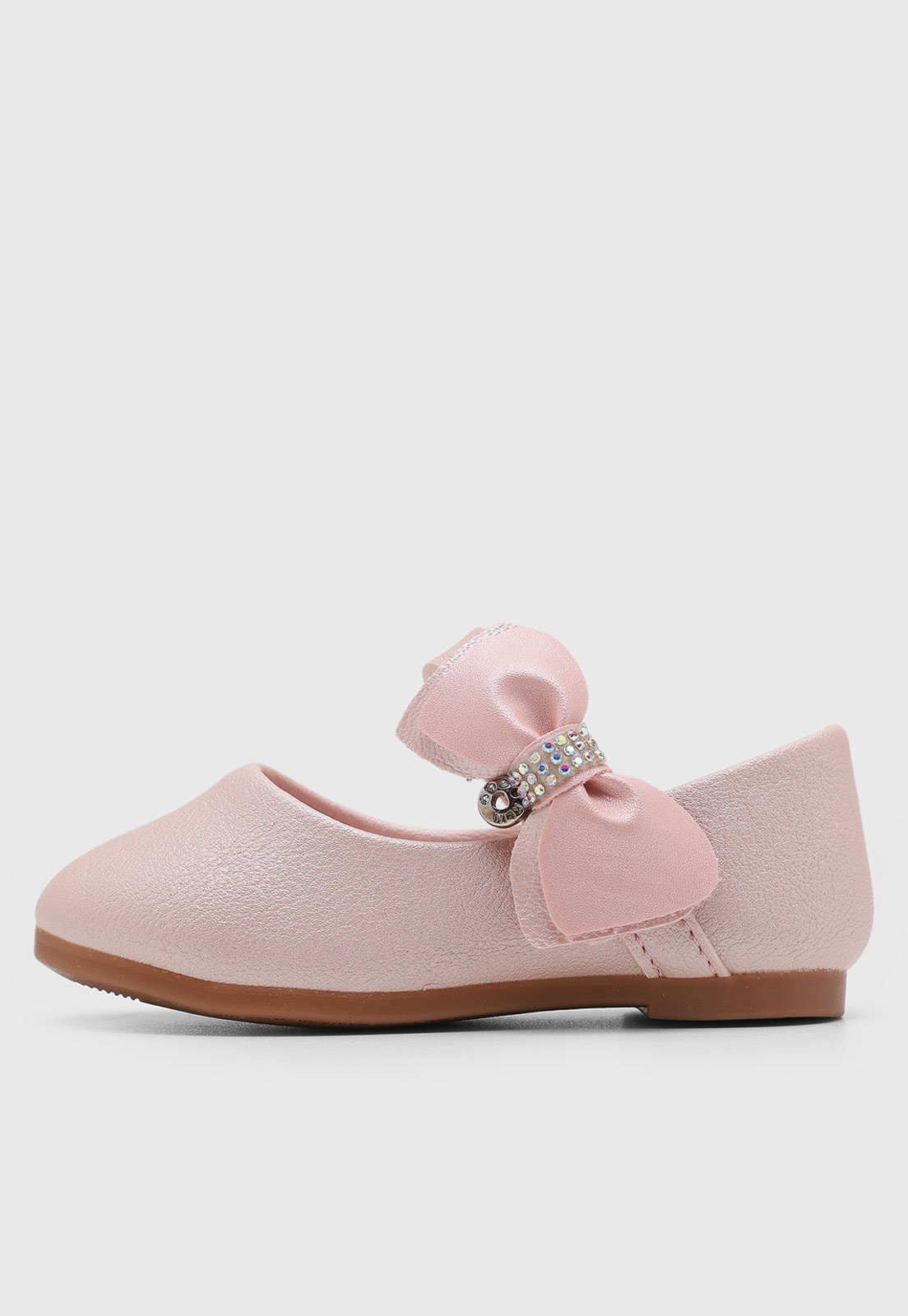 Vista 3 Infantil - Sapatilha Klin Princesa Laço rosa Klin rosa