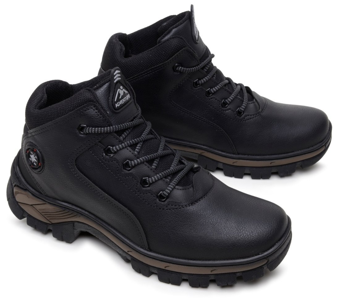 Tênis Coturno Bota Adventure Masculino 192 Preto