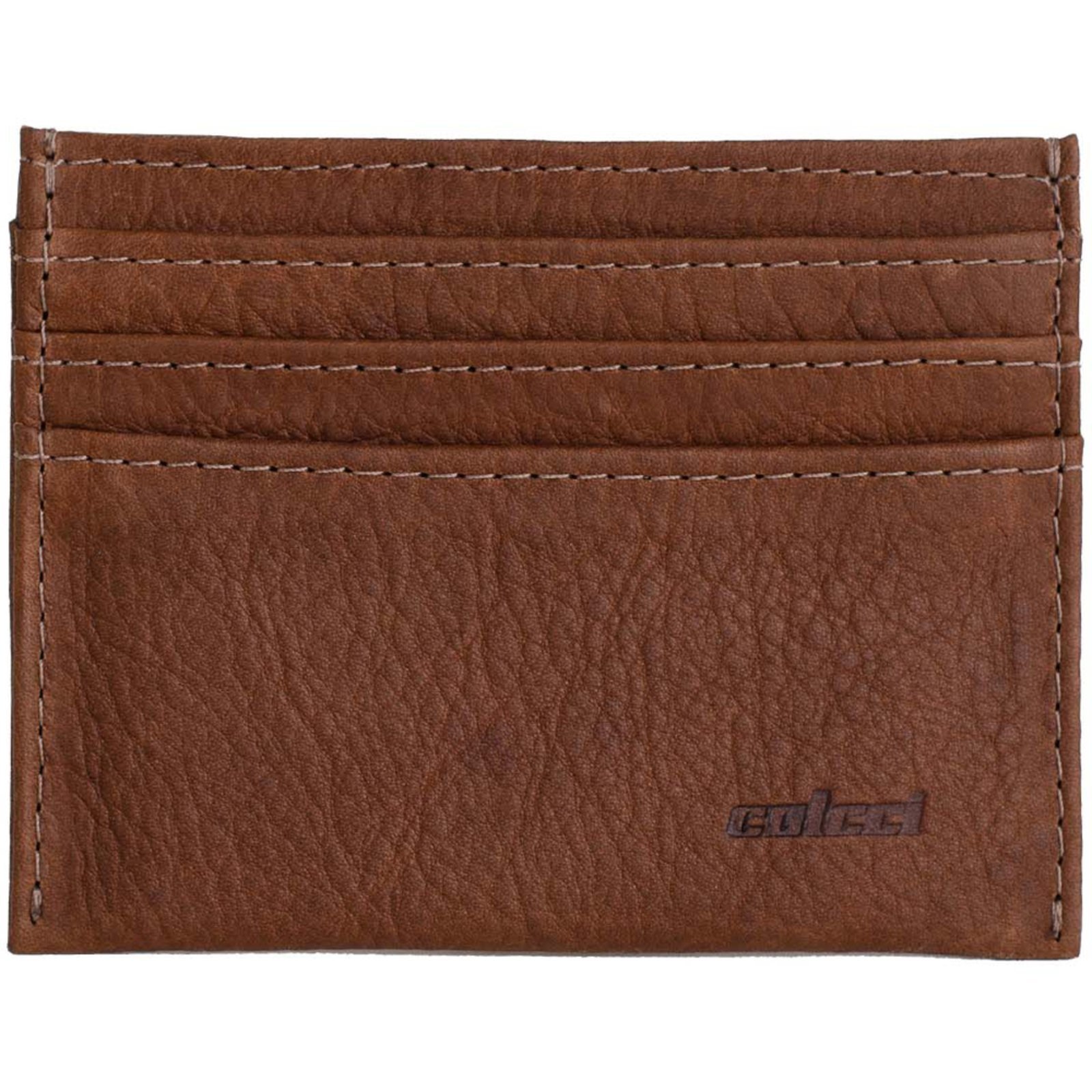 Porta Cartão Couro Colcci Classic Marrom Masculino