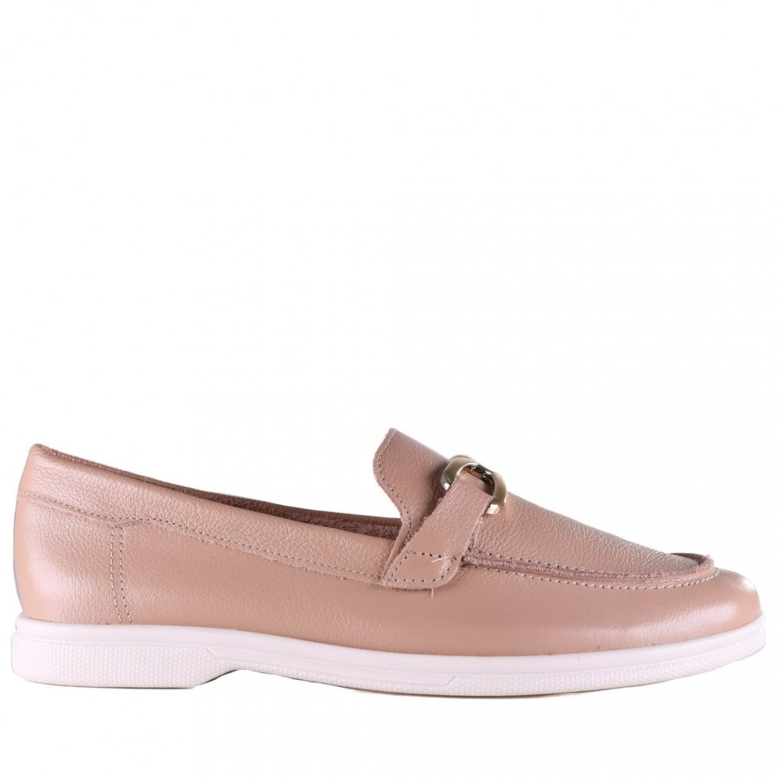 Loafer Comfortflex Feminino 25-60303 Comfortflex Bege