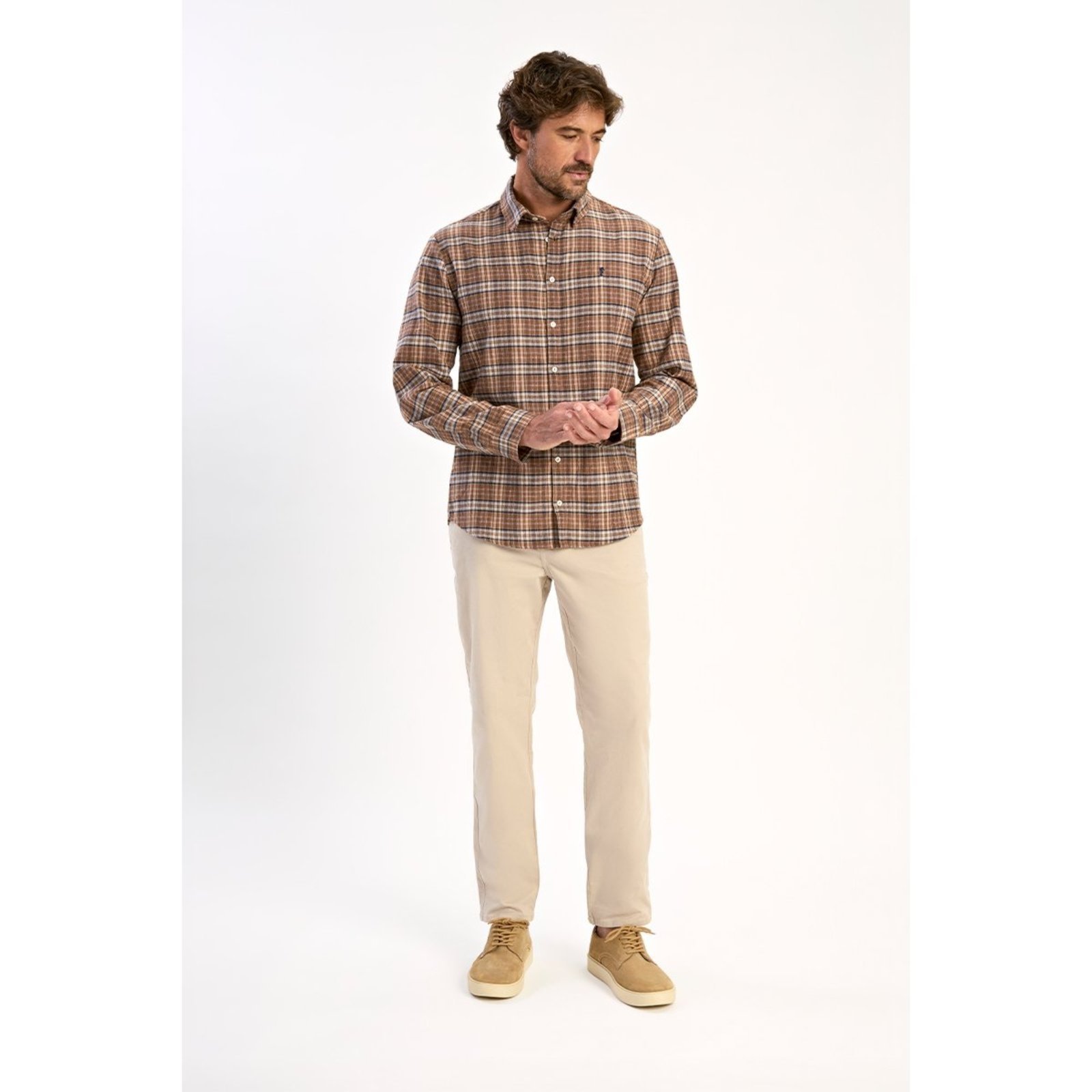 Camisa Masculina em Flanela Xadrez Confortável