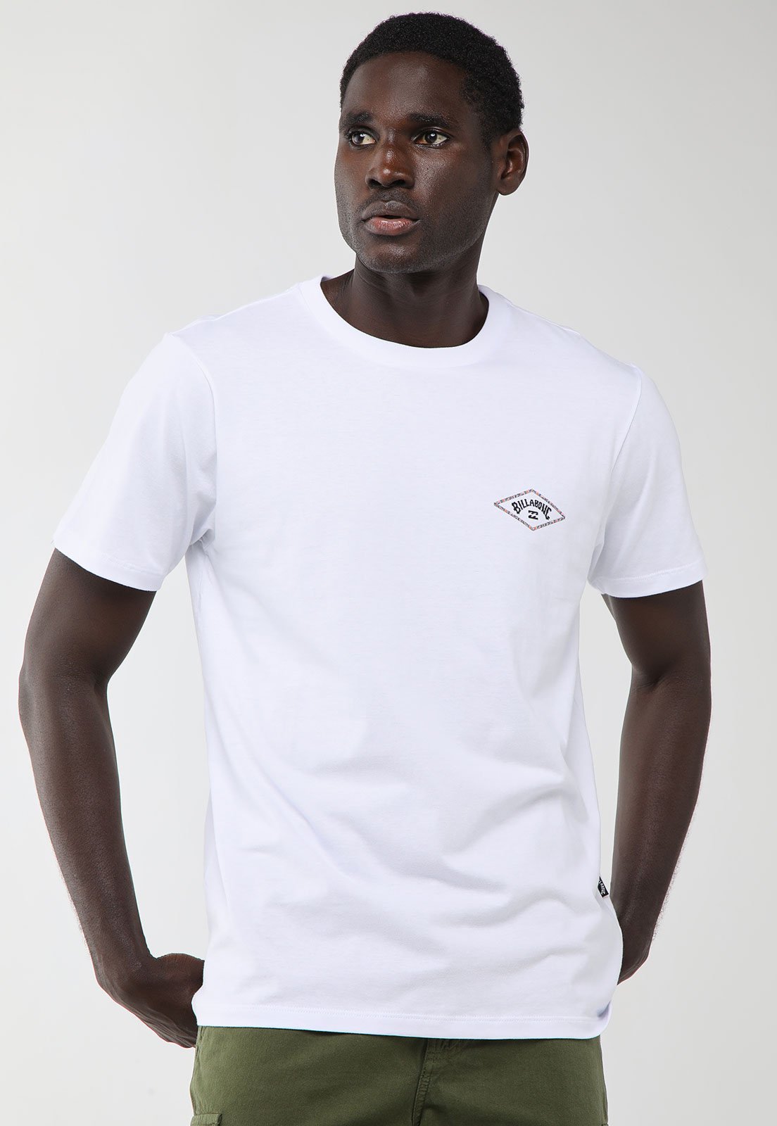 Camiseta Masculina Billabong Diamond Arch Branca