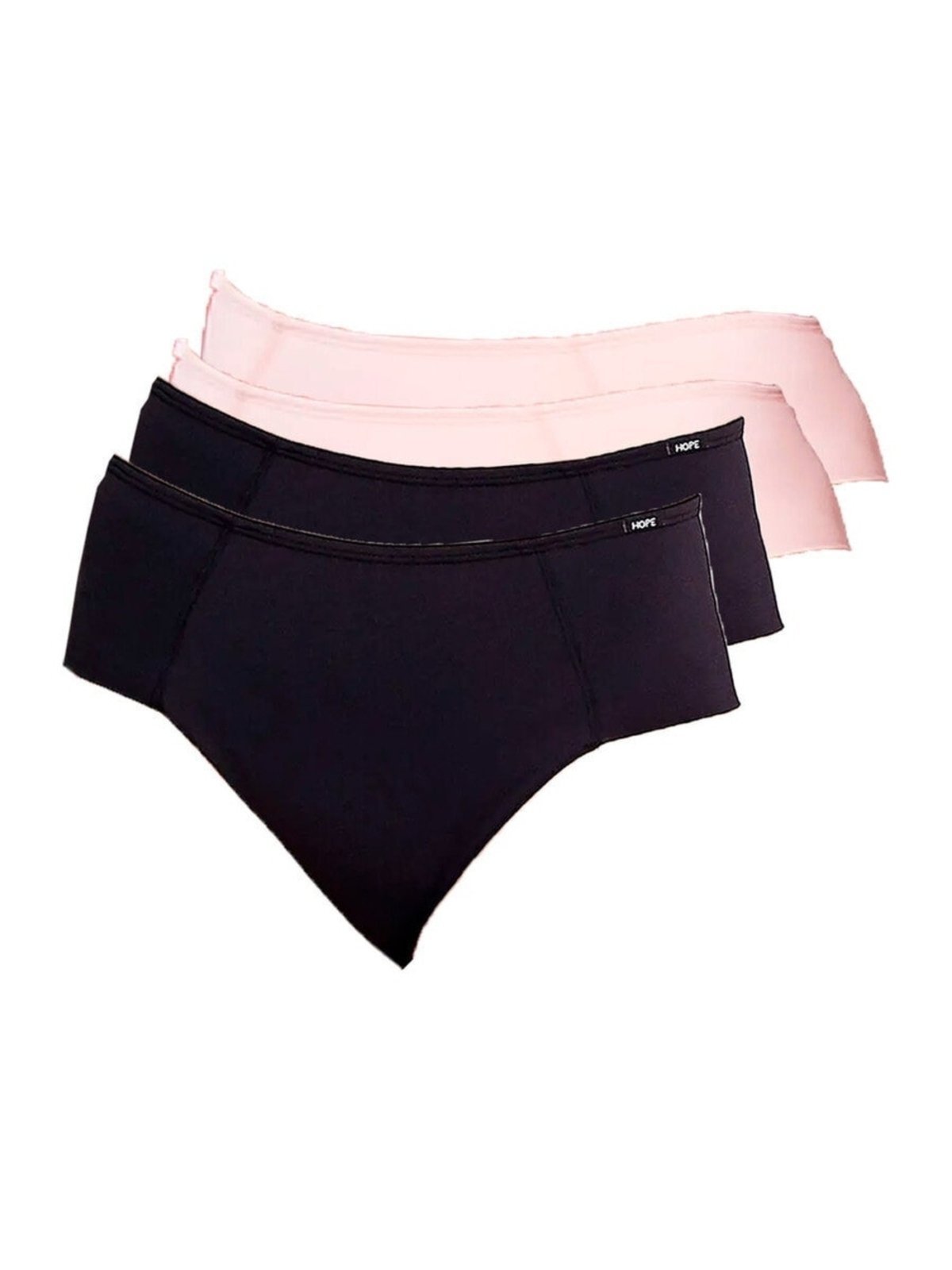 Kit com 4 Calcinhas Alta Hope 33860 Rosa