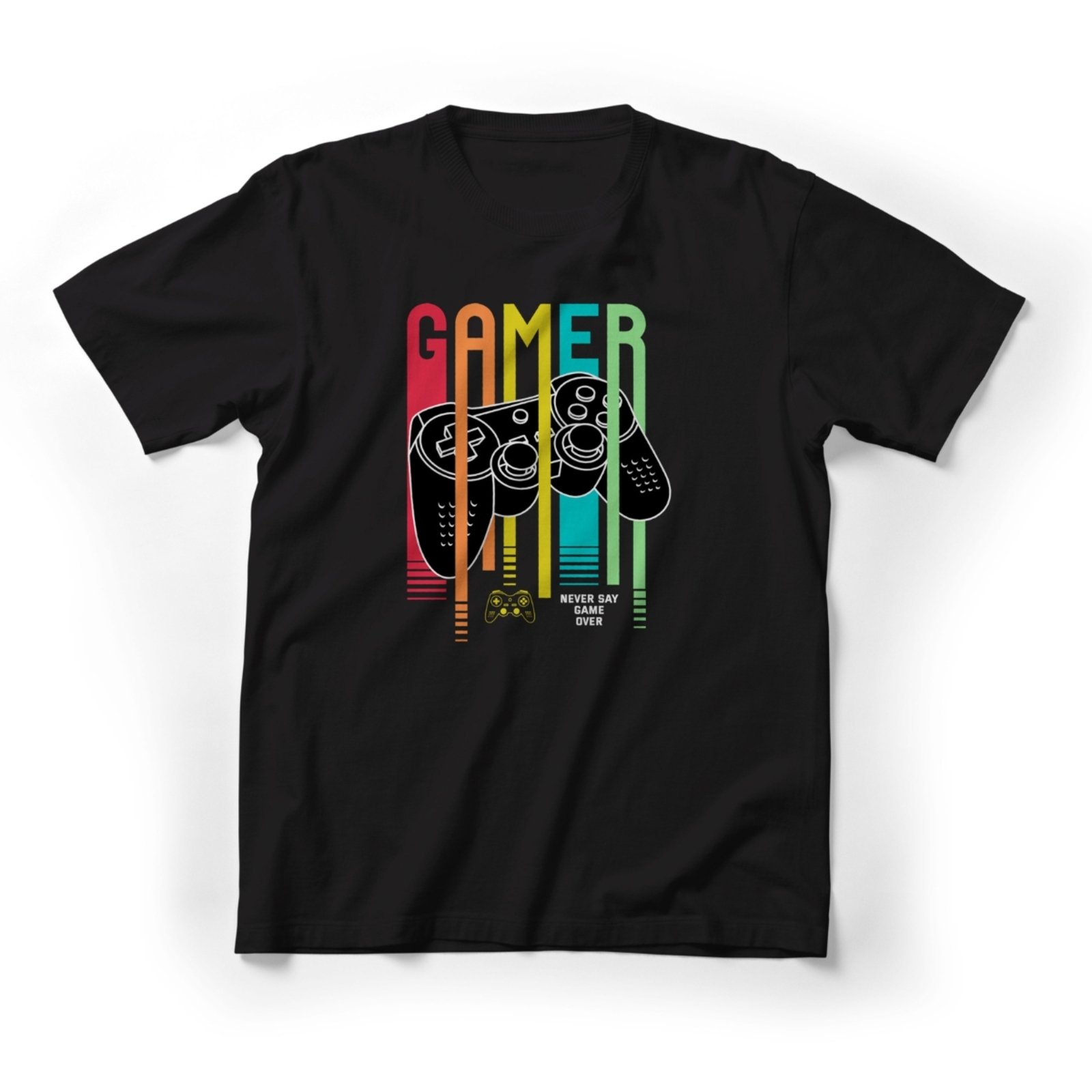 Camiseta Masculina Estampada De Algodão Techmalhas 018 Preto