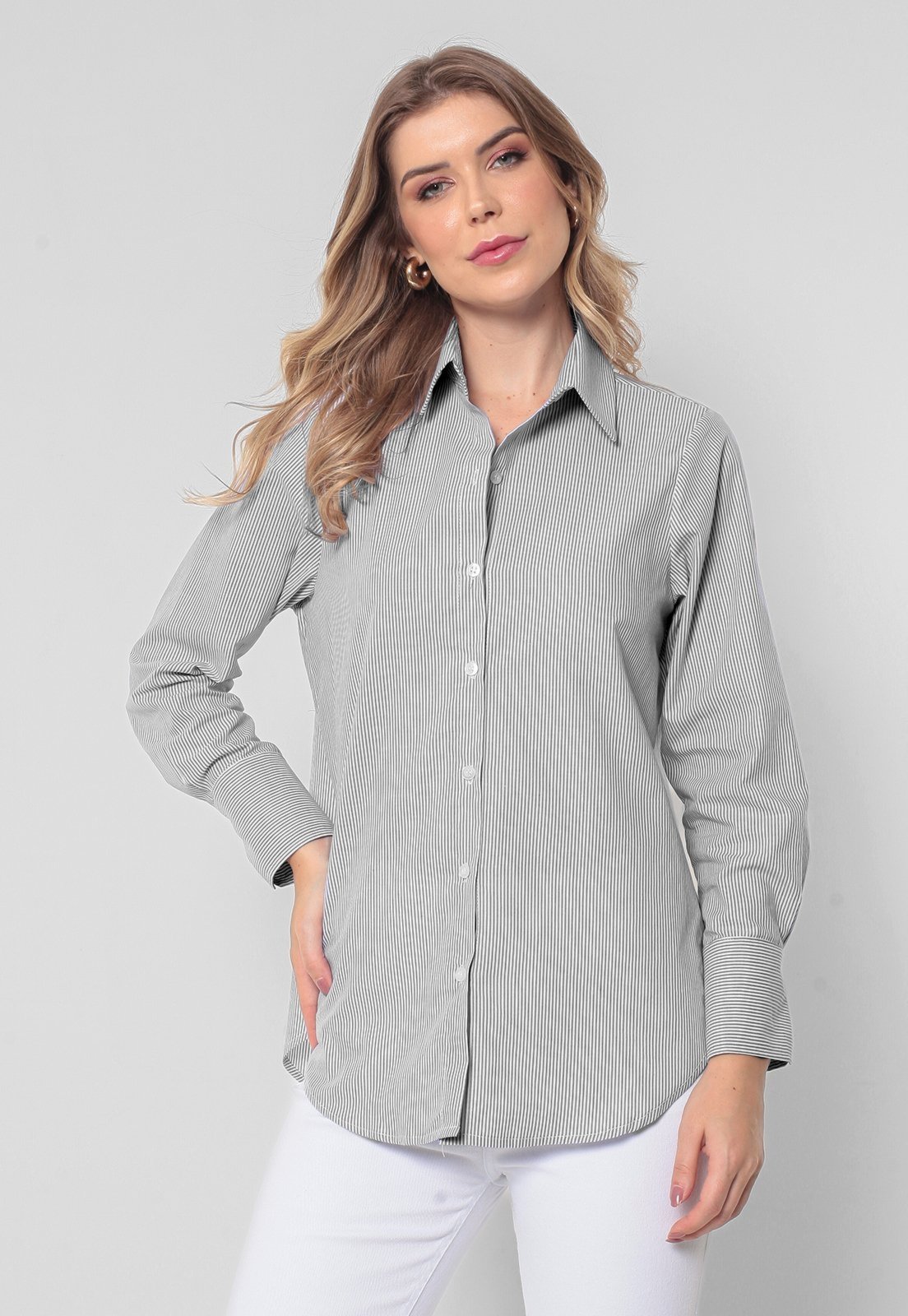 Camisa Intens Manga Longa Algodão Preto