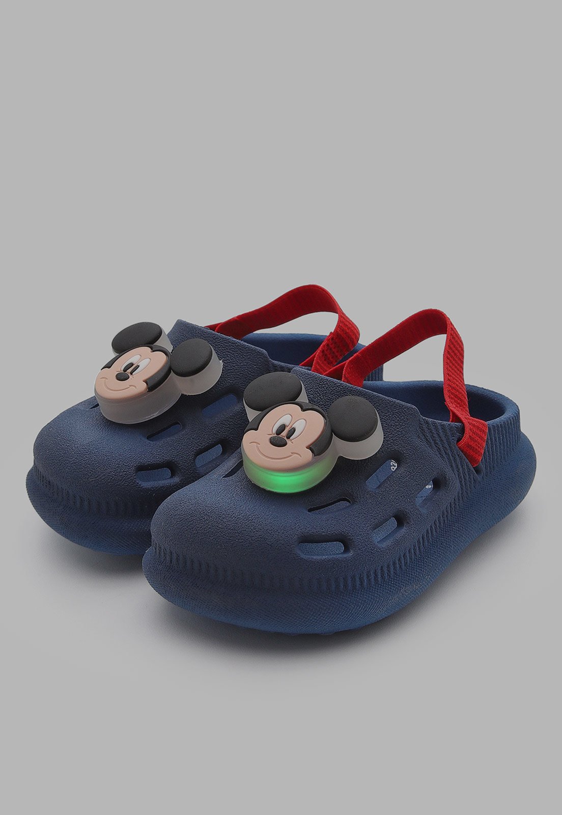 Infantil - Chinelo Grendene Mickey Mouse LED Azul Marinho