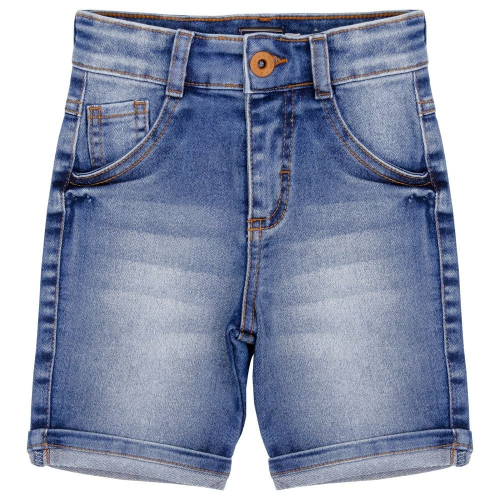 Infantil - Shorts Look Jeans Slim Jeans
