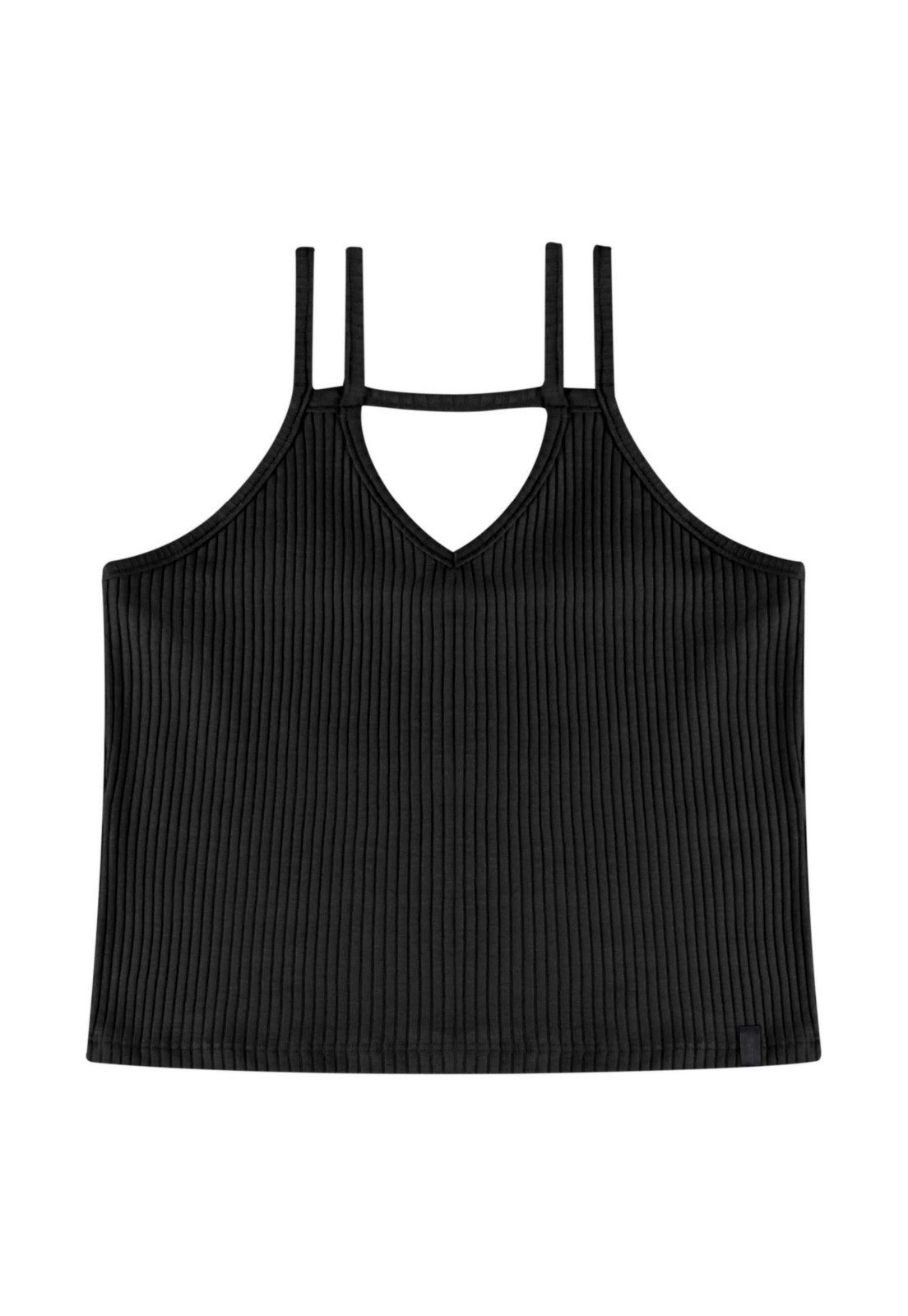 Infantil - Blusa Juvenil para Menina Gloss Preto Infantil - Blusa Juvenil para Menina Gloss Preto