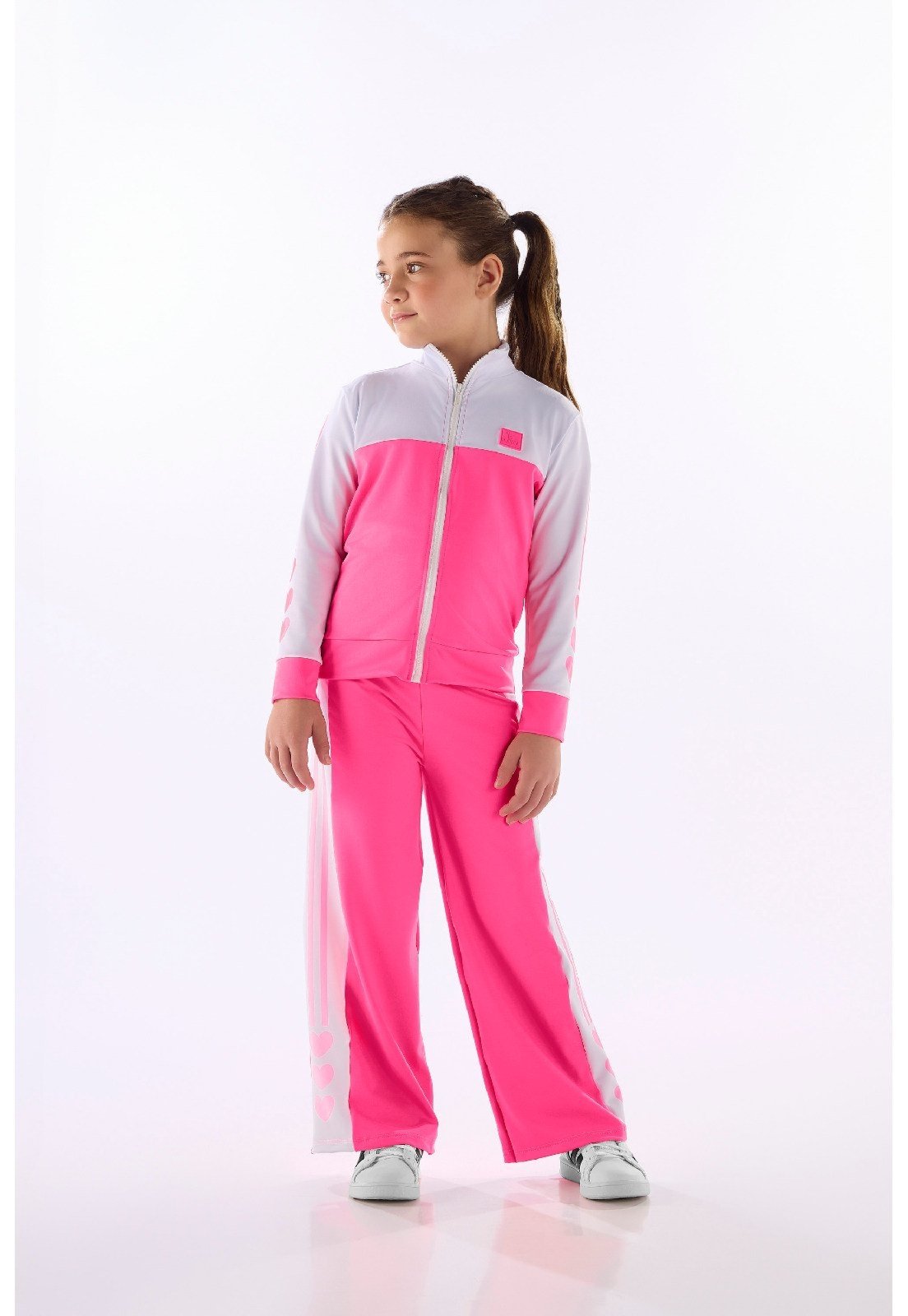 Infantil - Jaqueta Esportiva Poliéster Quimby Preto