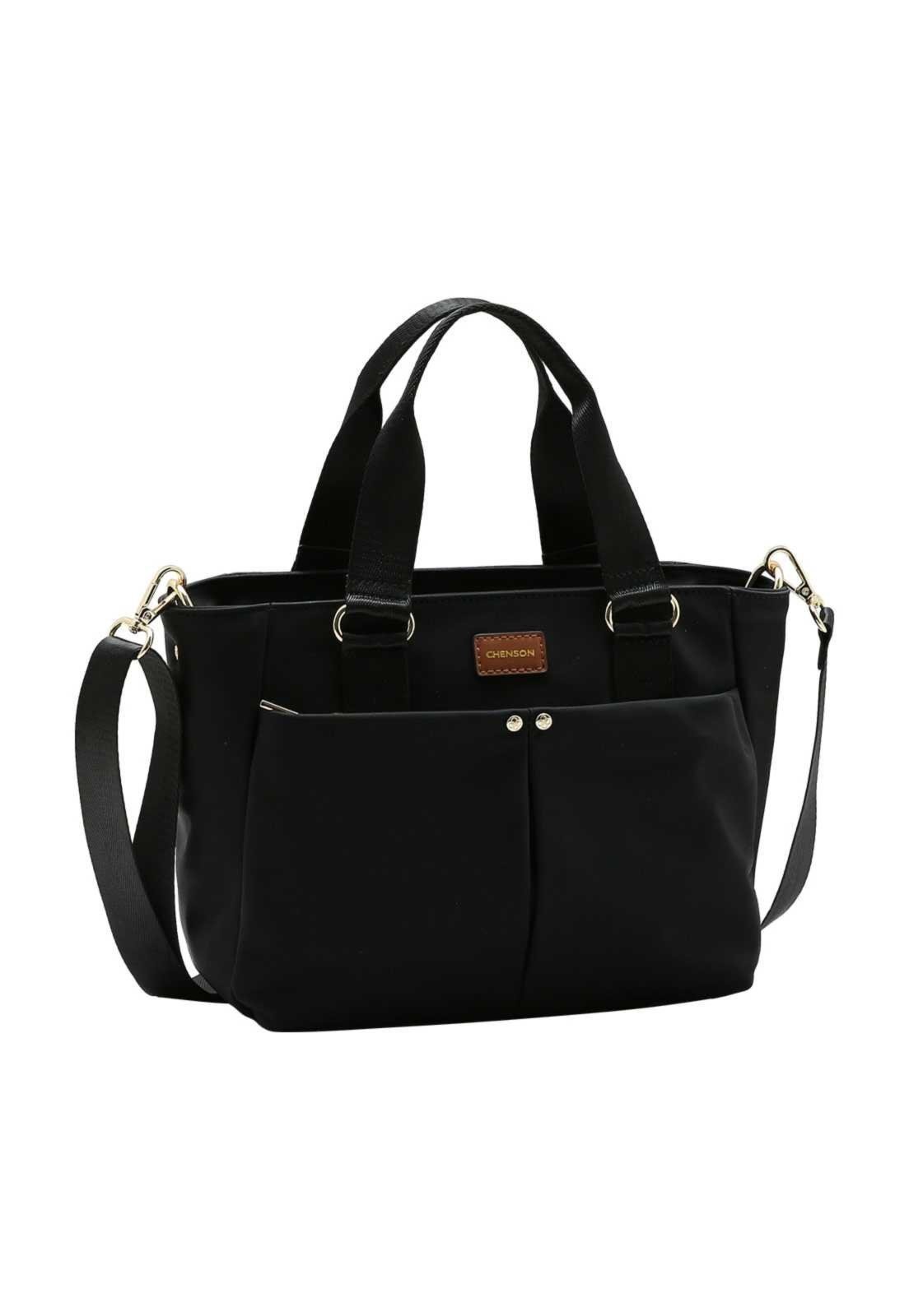 Bolsa Feminina Chenson Mão Twilll Nylon 3785346 Preto