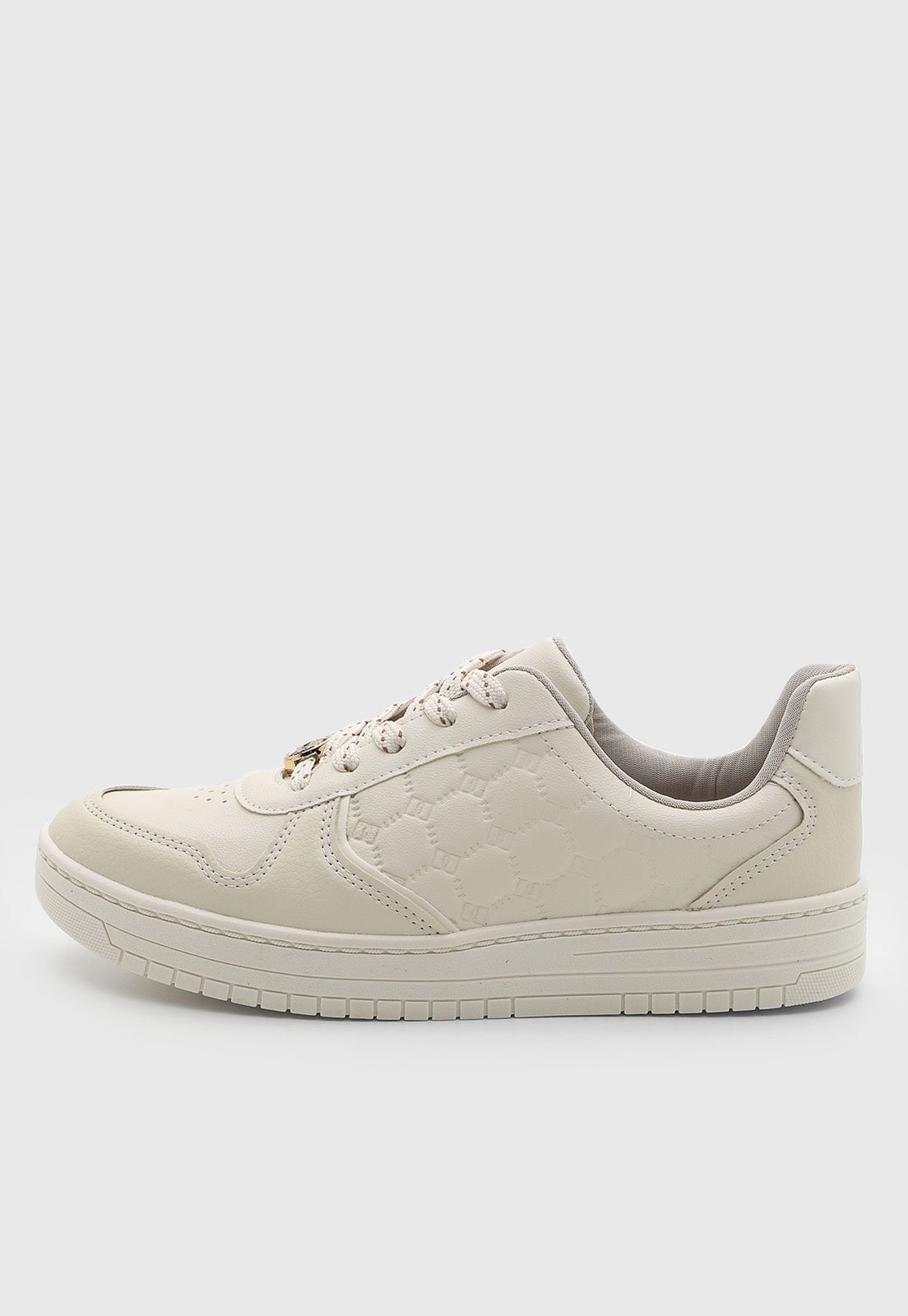 Tênis Feminino Dakota Cadarço Creme