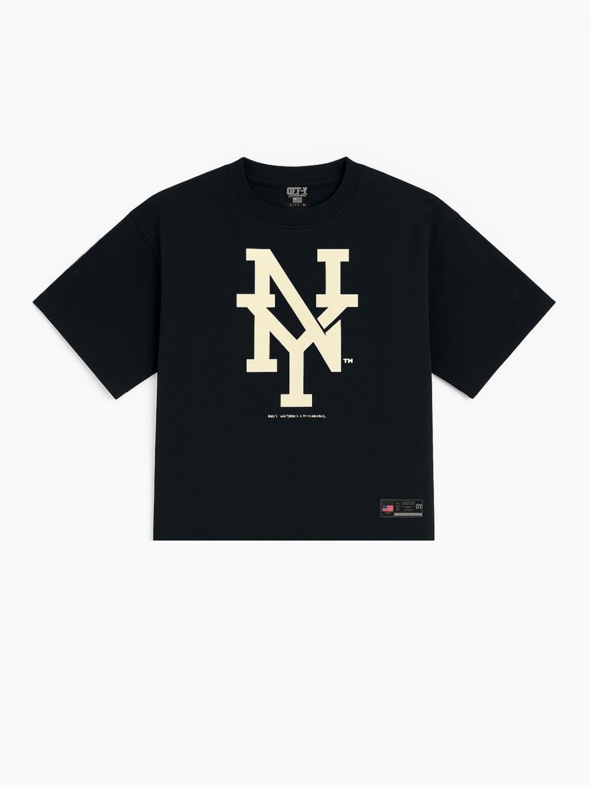 Camiseta Streetwear Off y Box preta