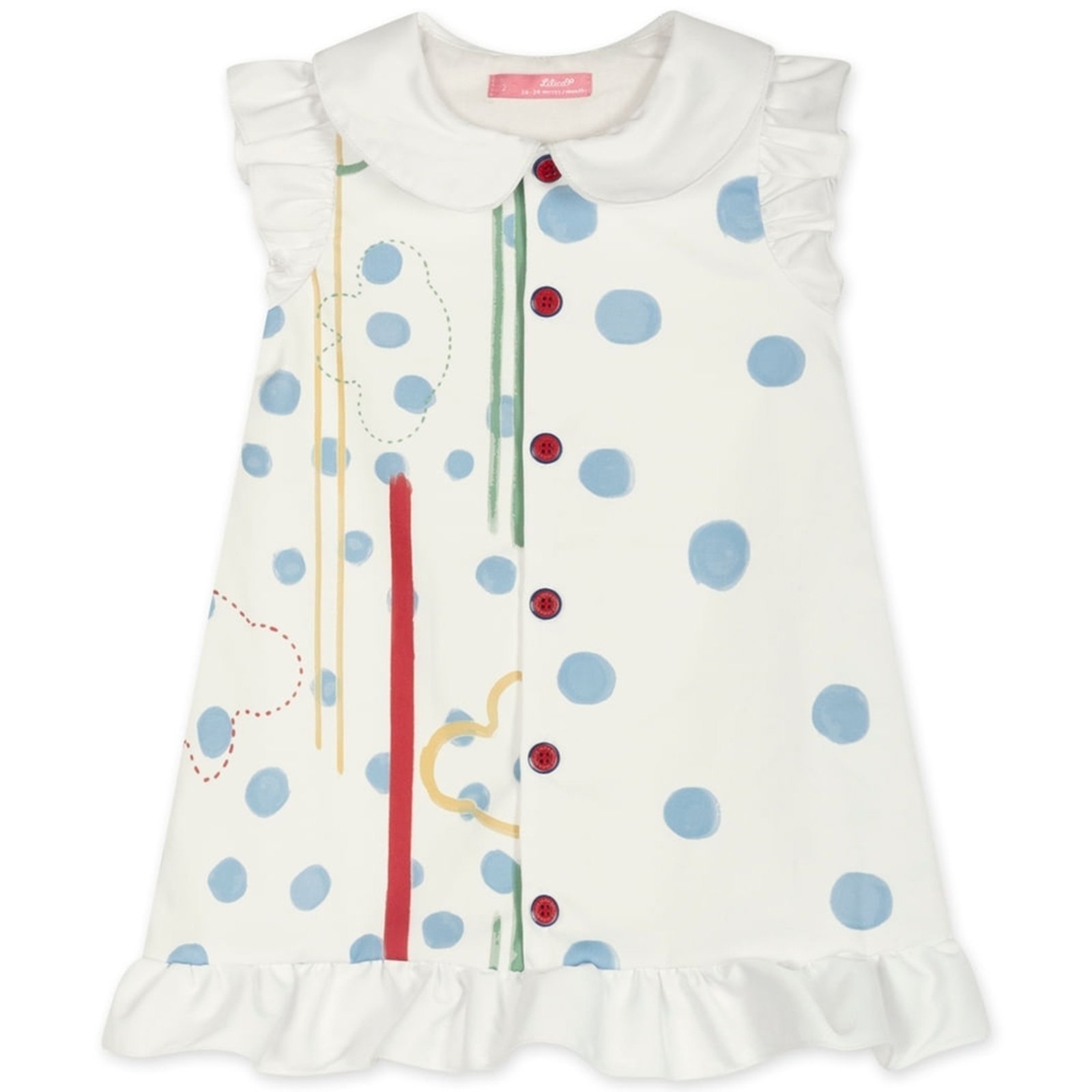 Infantil – Vestido Curto Alfaiataria Feminino Lilica Ripilica