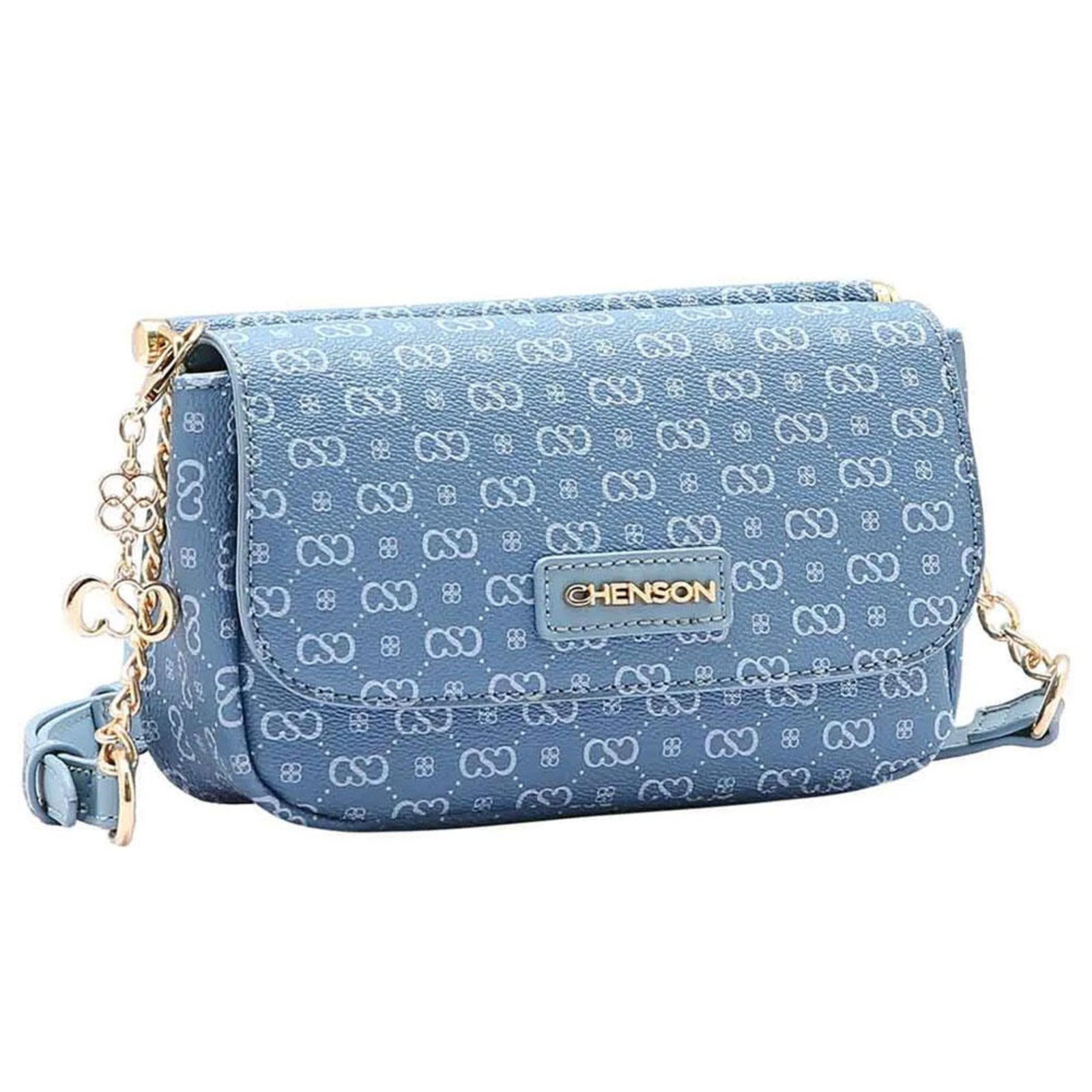 Bolsa Feminina Transversal Chenson Cg84975 1824975 Azul