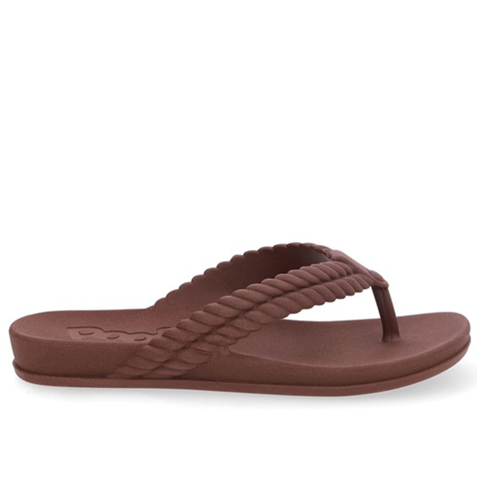 Vista 2 Chinelo Usaflex com tira de dedo trabalhada Confortável leve Moca Mousse preto Usaflex preto