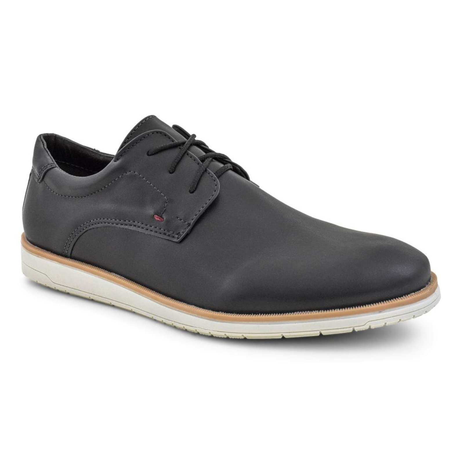 Sapato Casual Oxford Confortável Chocolate Preto