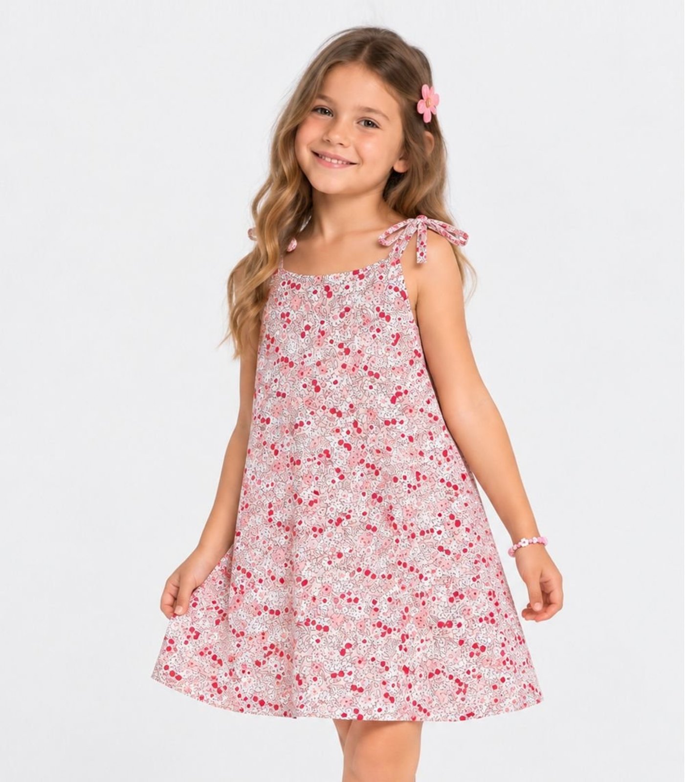 Infantil - Vestido Verão Feminino Select Rosa