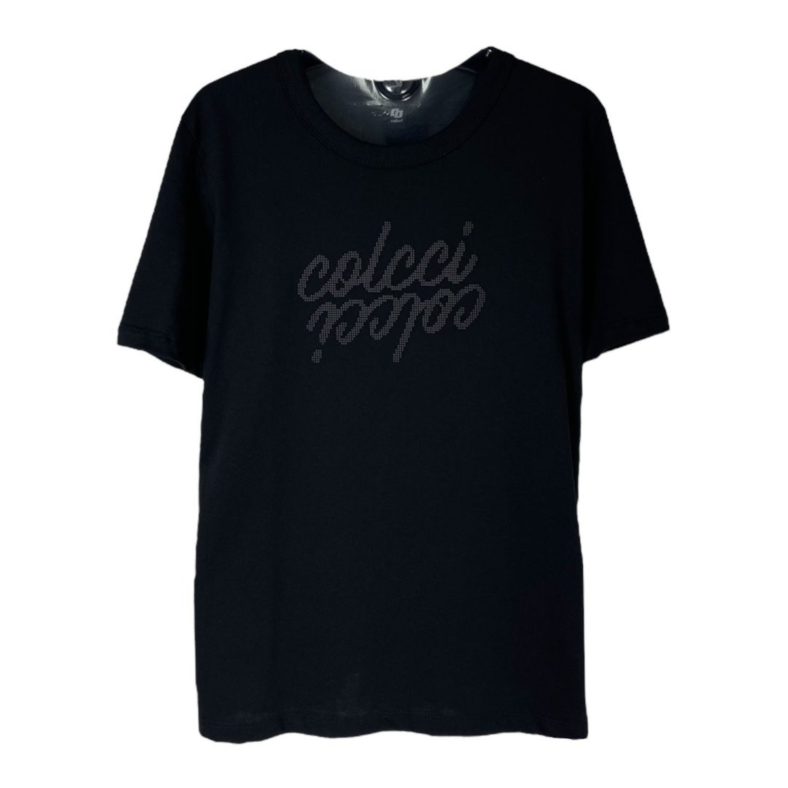 Camiseta Comfort Com Logo Em Aplicação Colcci Preto