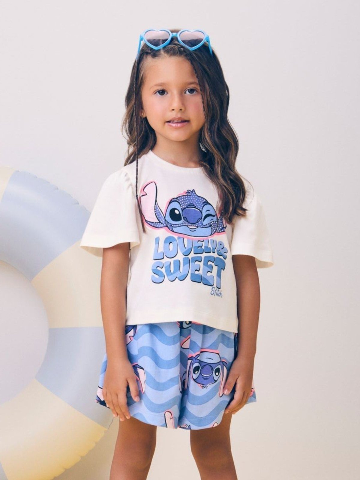 Infantil - Conjunto do Stitch com Strass