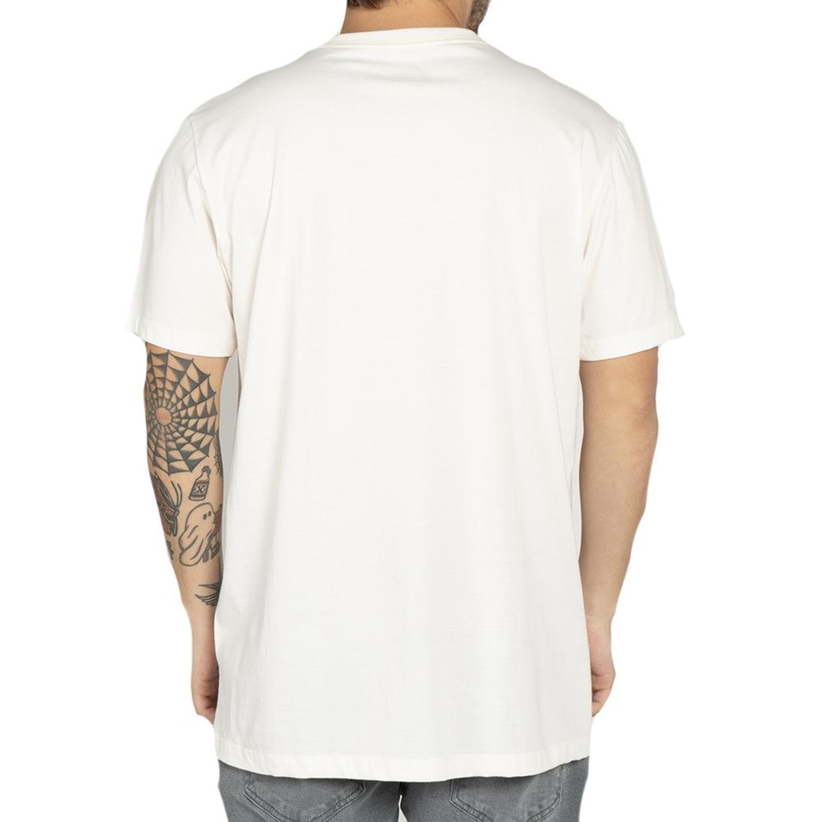 Camiseta Quiksilver Clicker Logo DNA WT25 Snow White
